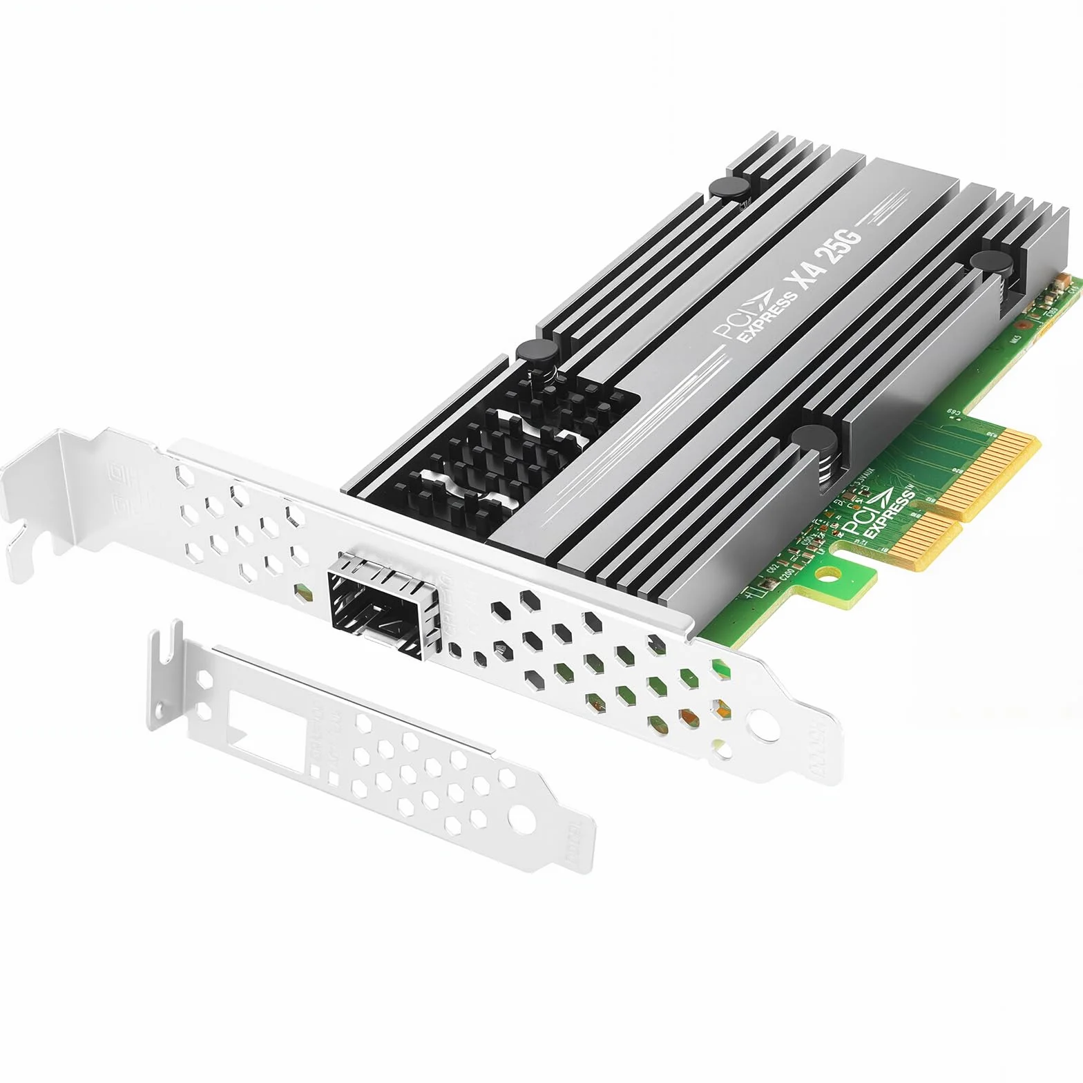 do serwera Ethernet Mellanox ConnectX4 25 GB, PCIe 3.0 X4, 1 x porty SFP28, RDMA, 25/10/1 Gb/s, 25 Gigabit NIC obsługa Windows Server/Windows/Ubuntu/Linux