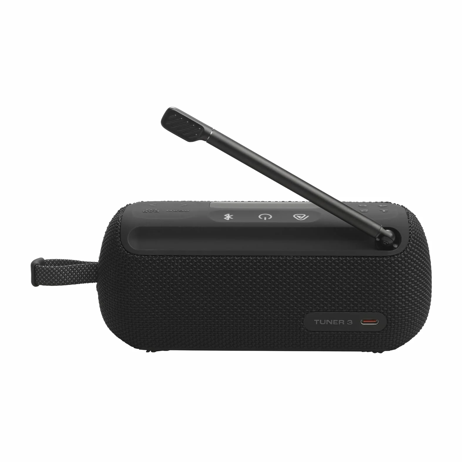 JBL Tuner 3 – przenośne radio DAB/DAB+/FM z Bluetooth, 6 stacjami, do 15 h odtwarzania, wodoodporność i pyłoszczelność IP68, Auracast, kompatybilne z aplikacją JBL Portable, czarne