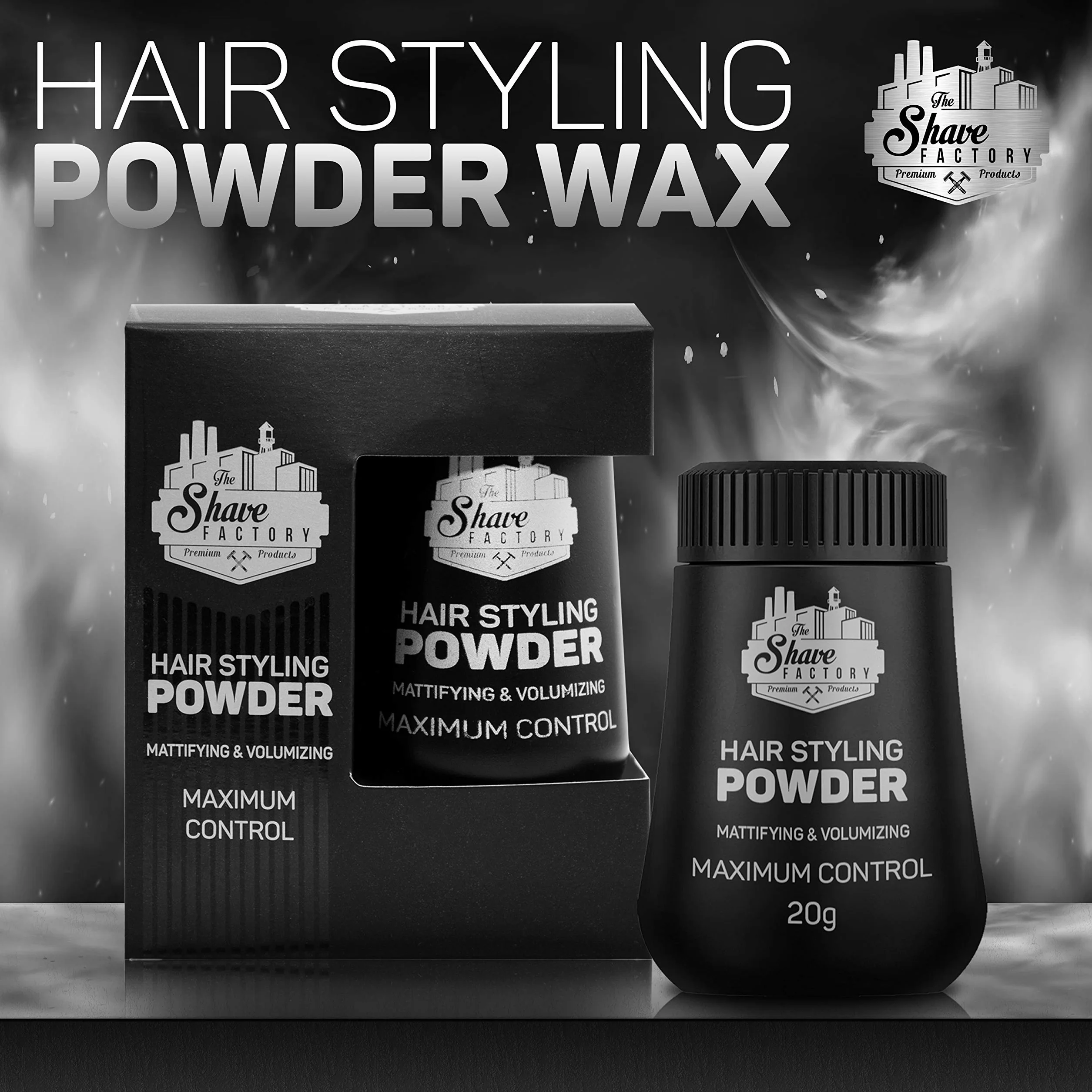 The Shave Factory - Maximum Control Hair Styling Powder - Puder do stylizacji włosów 20g