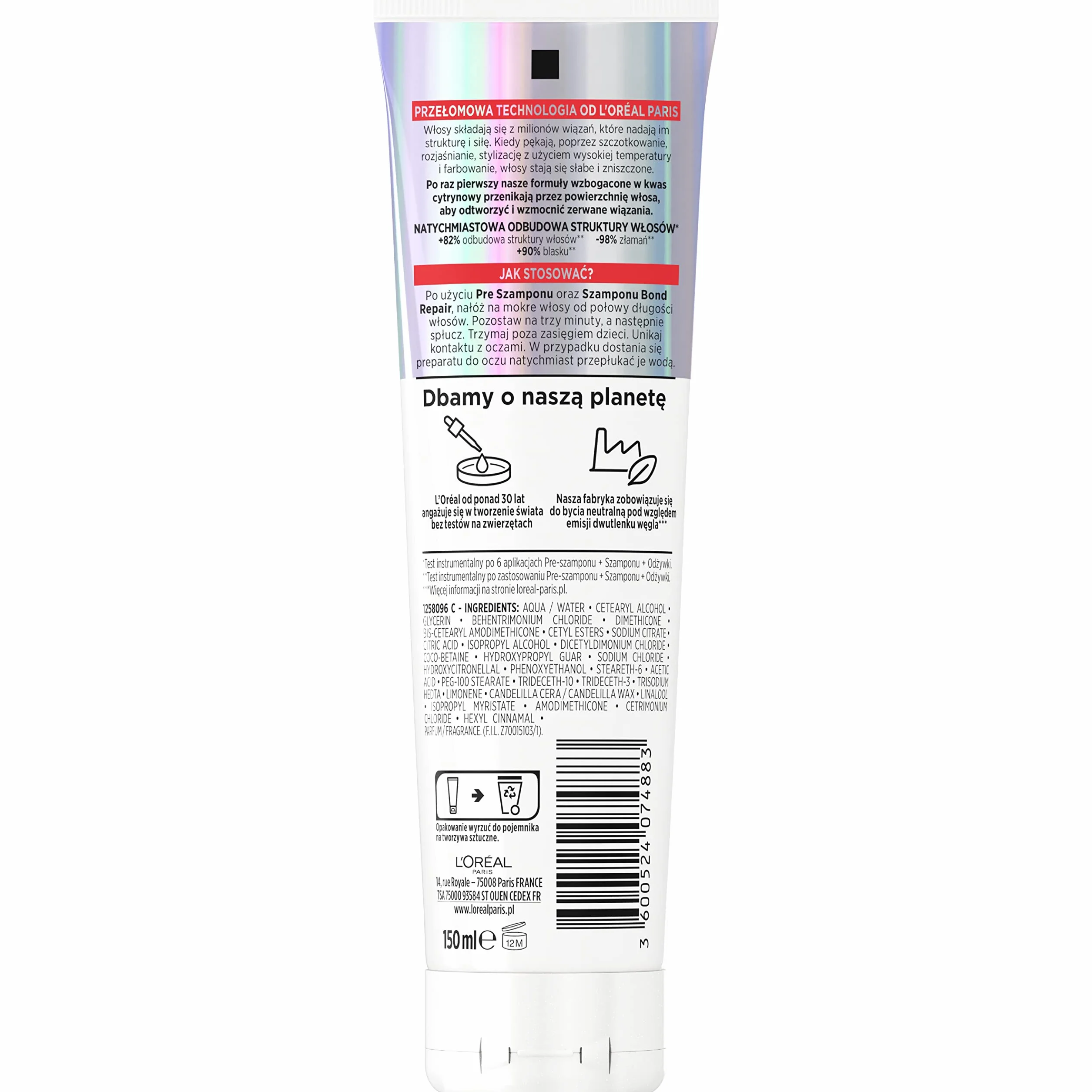 L'Oréal Paris Elseve Bond Repair Odżywka 150ml