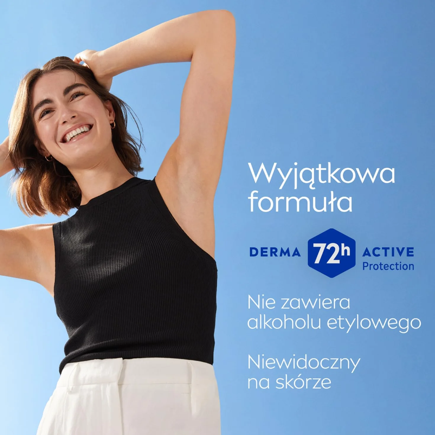 NIVEA Black & White Clear Antyperspirant w sztyfcie, 50 ml