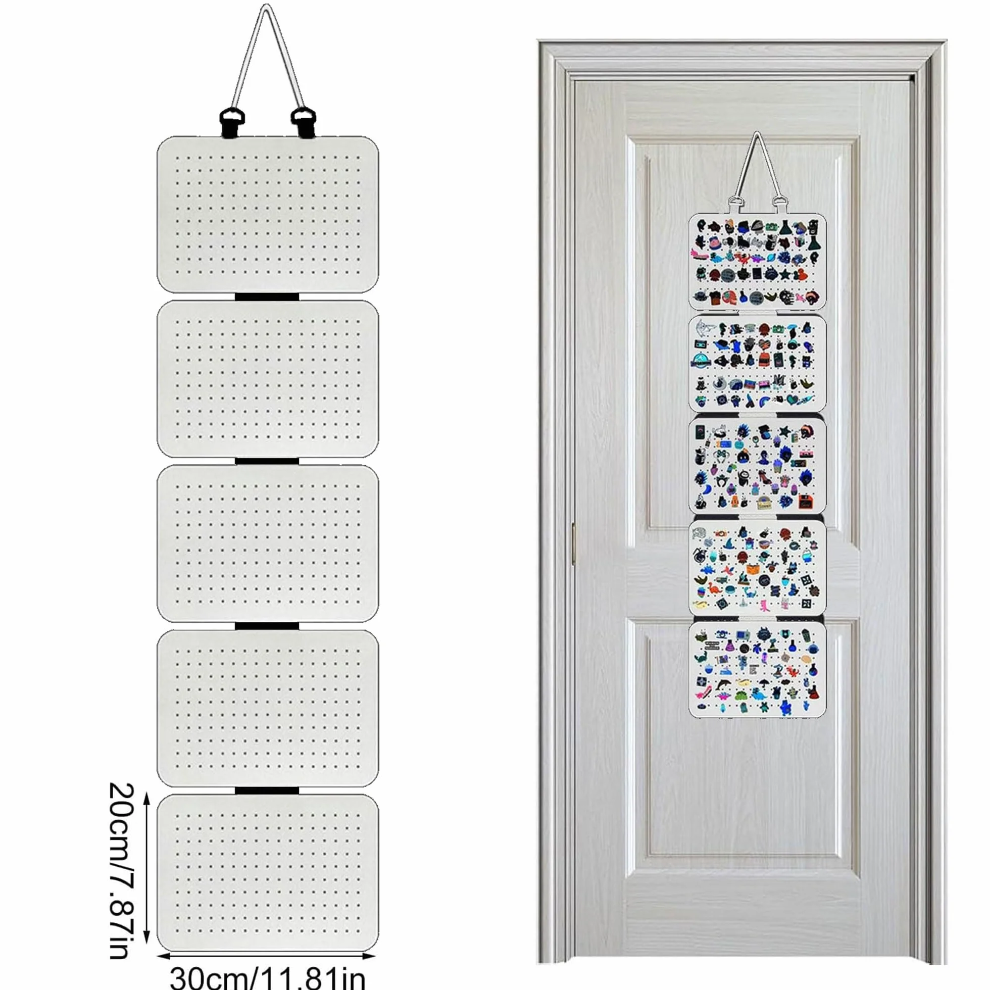 Organizer ścienny do przypinania Broszka 5 elementów Display Holder Pins