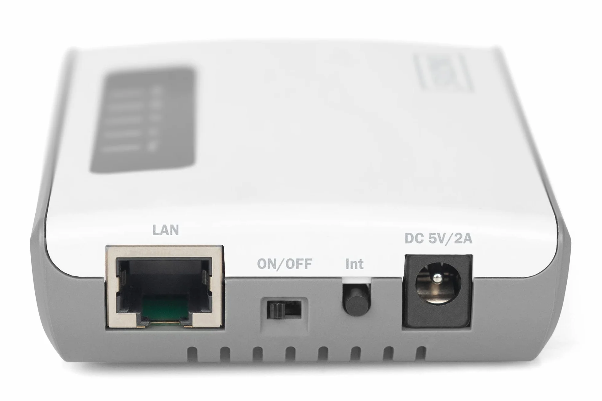 DIGITUS Wielofunkcyjny serwer sieciowy Wireless 300N, 2-portowy, USB2.0, sieciowy hub USB, serwer druku
