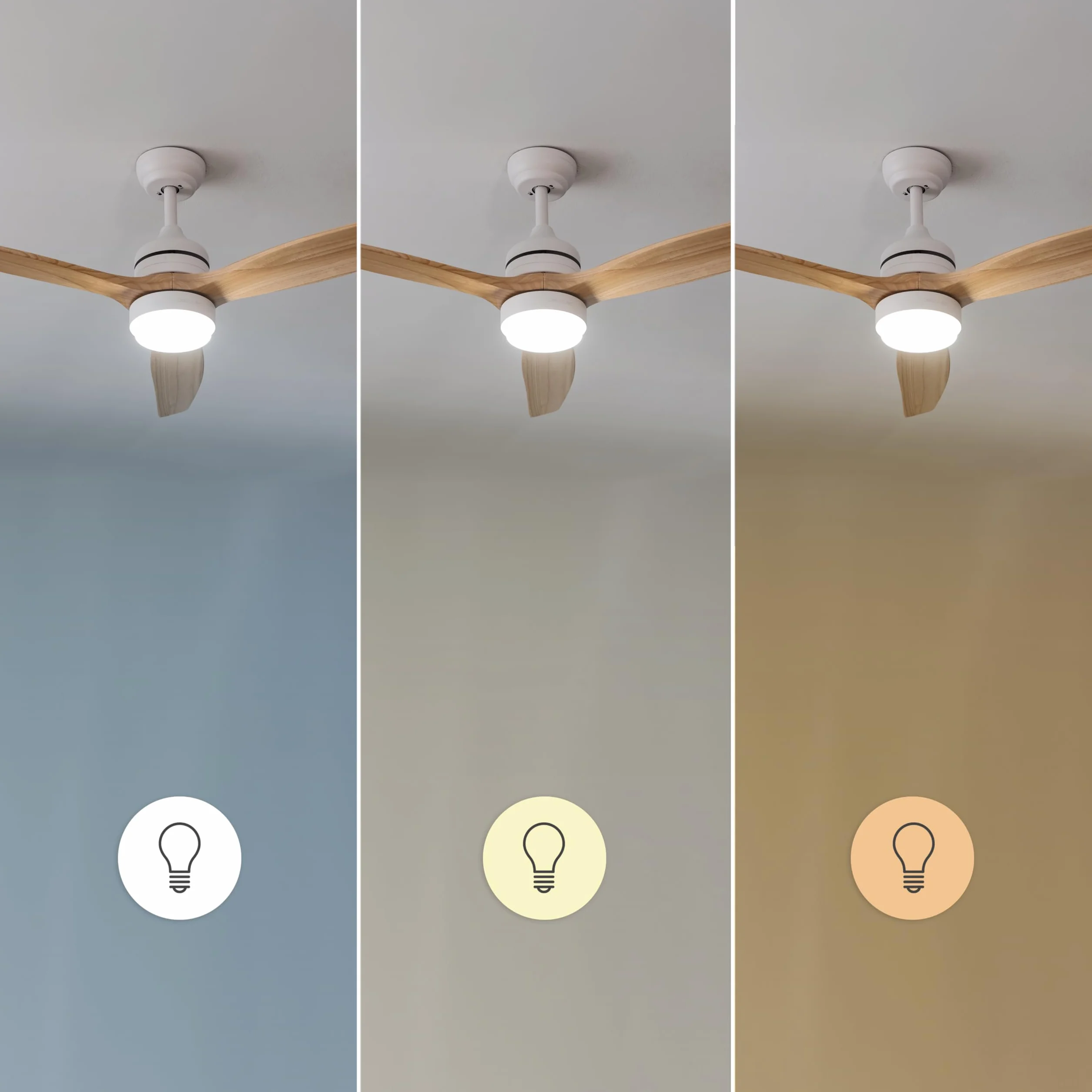 Cecotec Wentylator sufitowy EnergySilence Aero 5275 40W 52" źródło światła LED silnik prądu stałego pilot timer tryb zima-lato