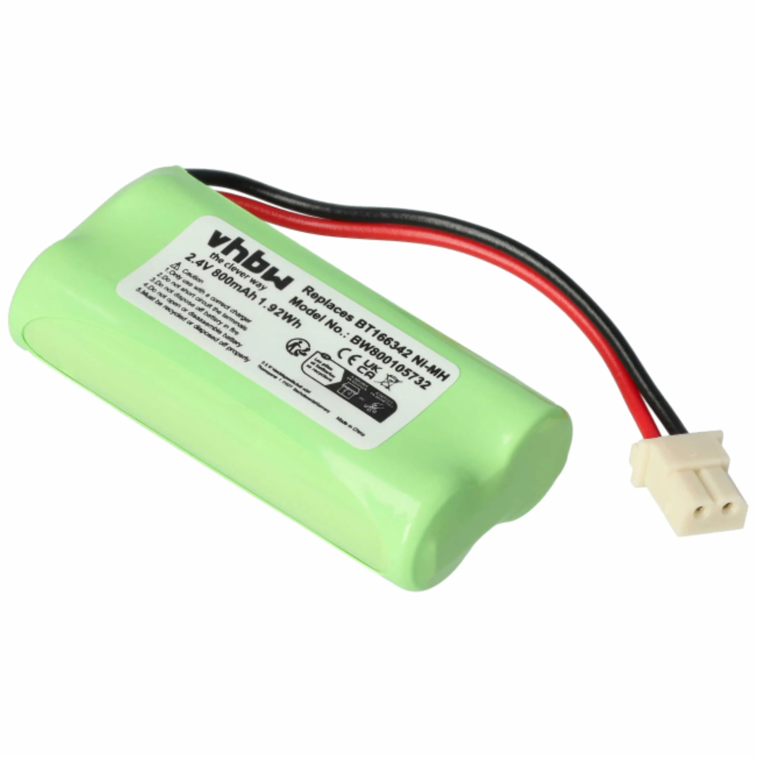 vhbw Bateria 3 x kompatybilna z V-Tech S63193 telefon bezprzewodowy (800mAh, 2,4V, NiMH)