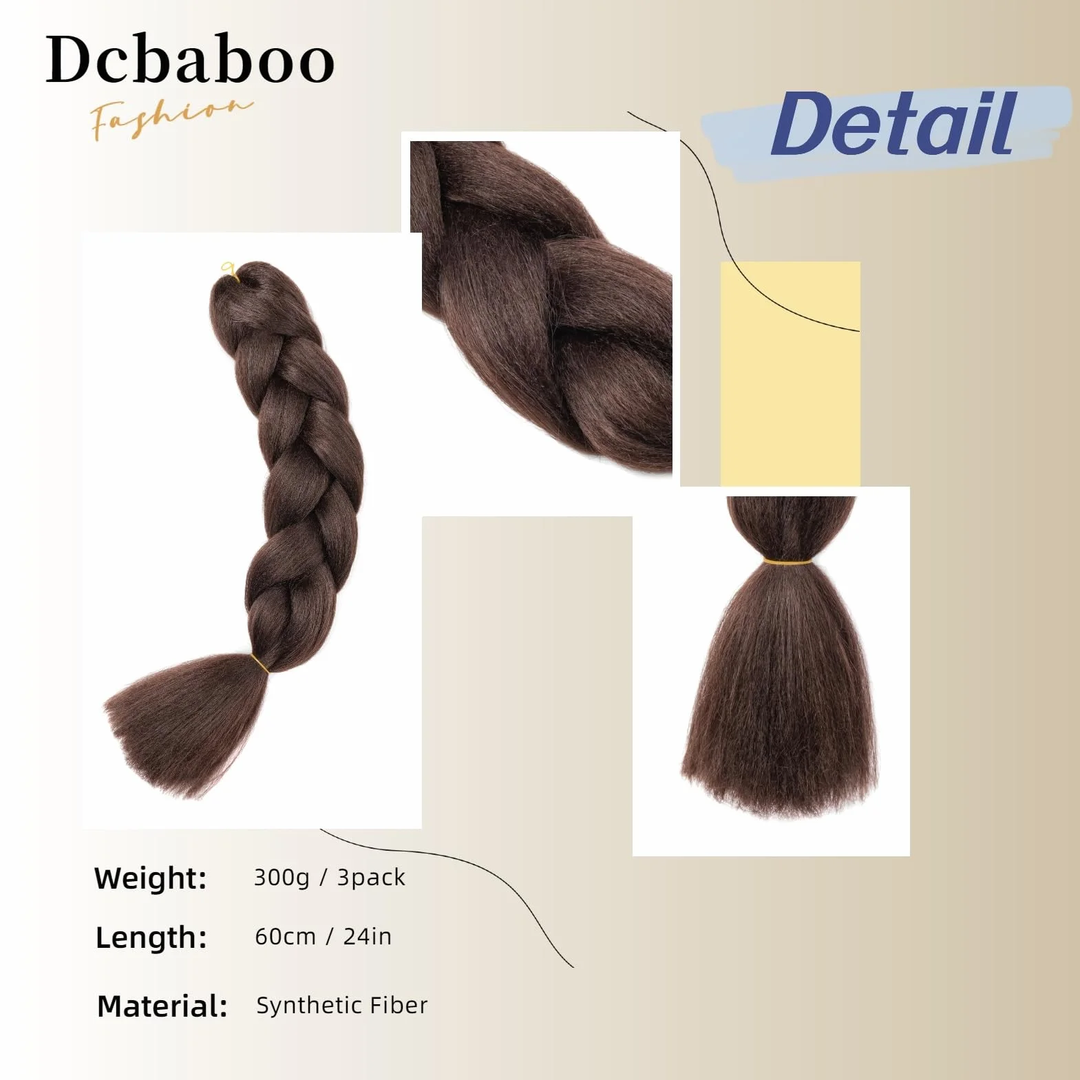 Warkocze do przedłużenia włosów, sztuczne włosy ombre, Jumbo Braiding, kanekalon, warkocze afro, Crochet Box
