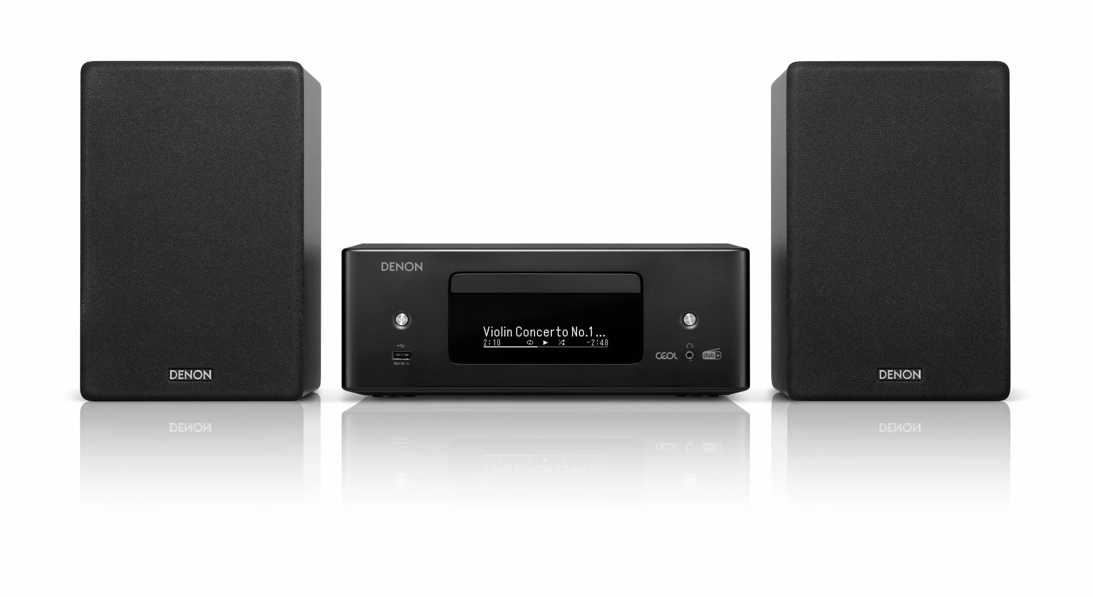 Denon N-12DABBKE2 Wzmacniacz, Czarny, 65W