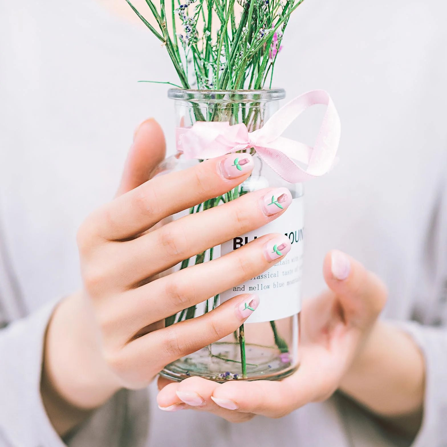 lasuroa Silikonowe Formy Paznokci Tulipan, 3D Formy Kwiatowe do Projektowania Paznokci Ozdoby z Żywicy Wielokrotnego Użytku Rzeźbione Wiosenne Szablony do Dekoracji Manicure Akcesoria