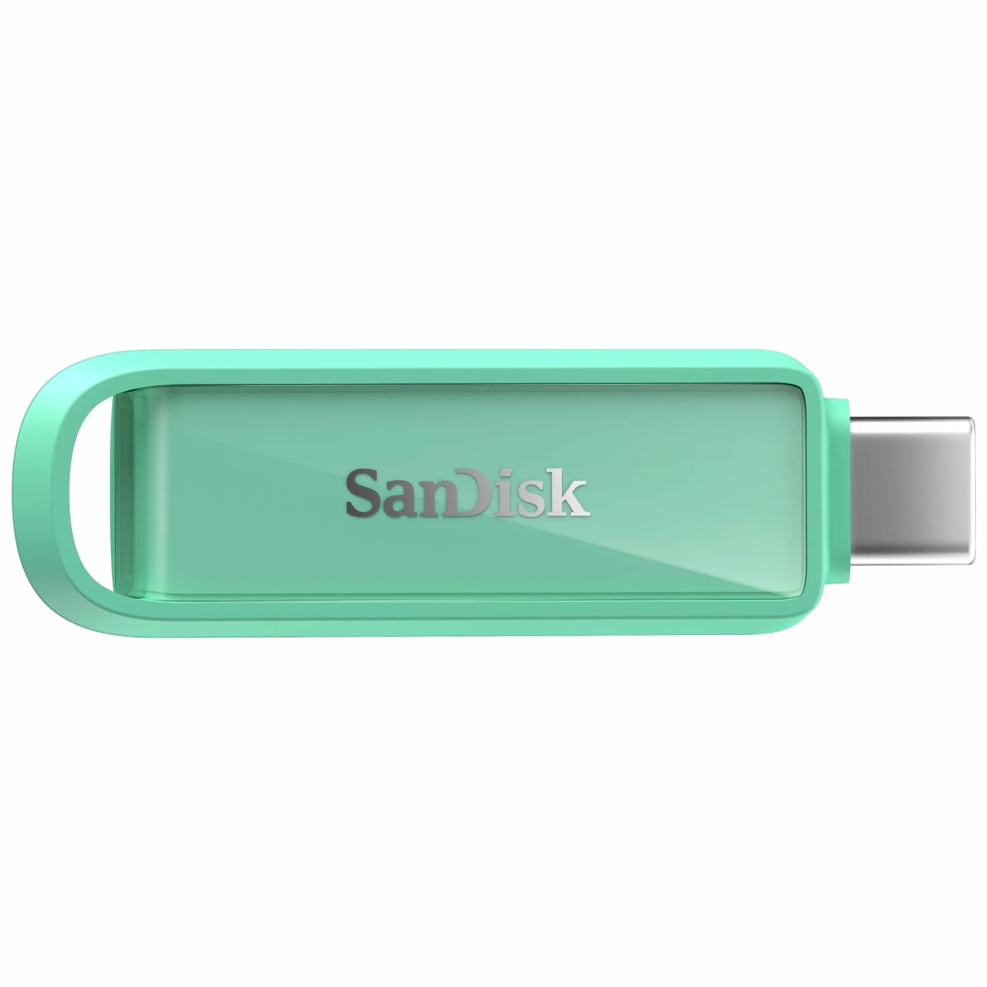 SanDisk Phone Drive z USB Type-C 512 GB (do telefonu, do smartfonów, tabletów i komputerów, prędkością 150 MB/s, Wykonuj automatyczne kopie, Dzięki odzyskiwaniu) - Seafoam Green