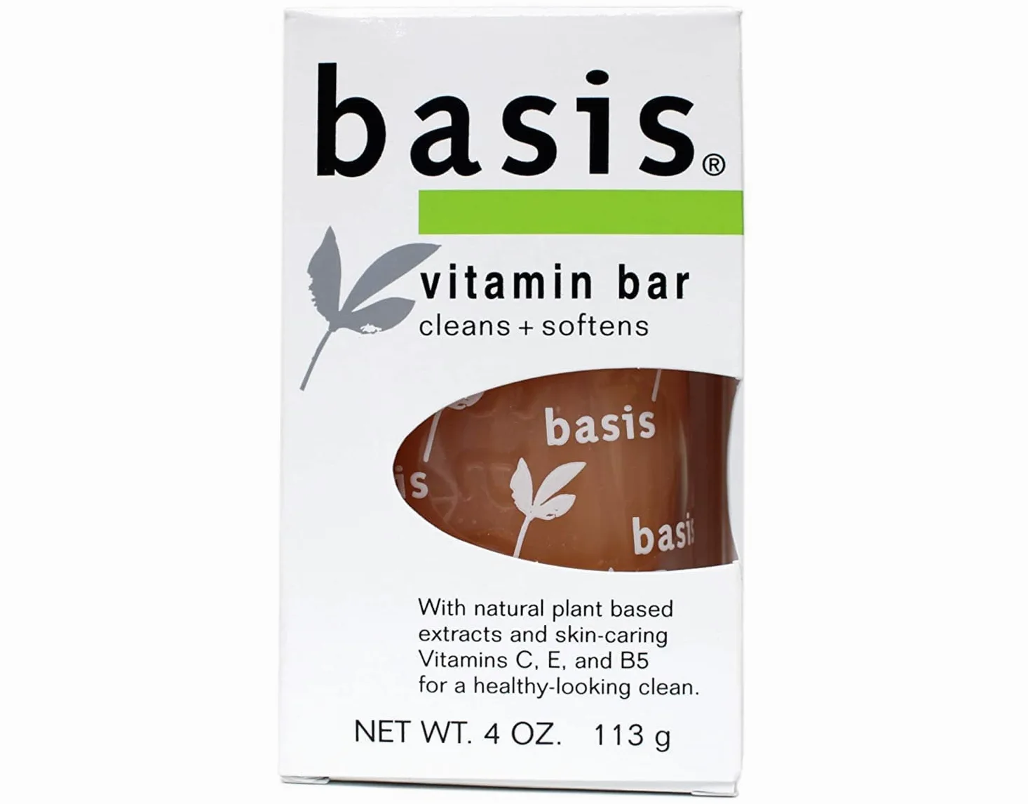 Basis Mydło z witaminą - 4 oz, opakowanie 5 szt. Basis