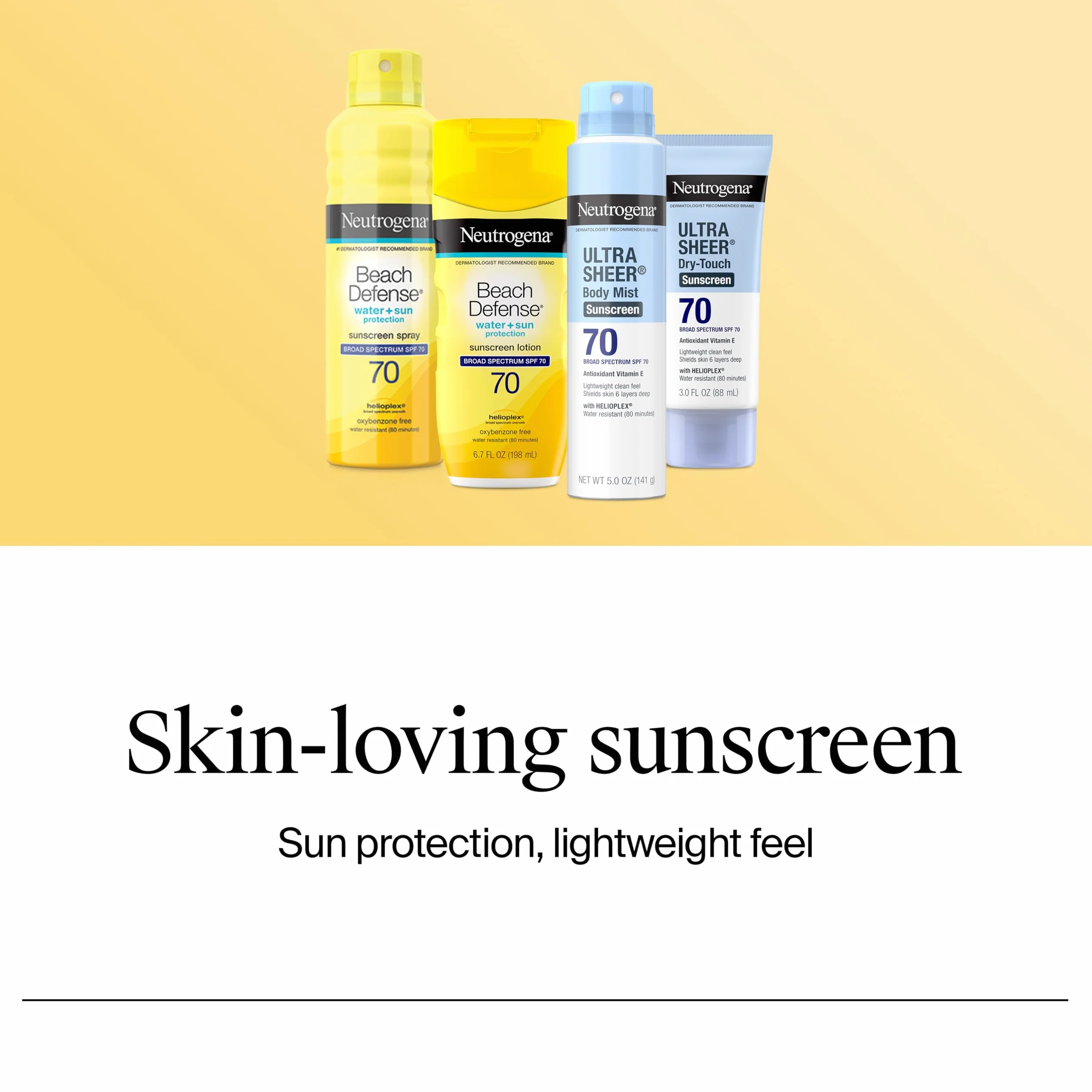Neutrogena Beach Defense Sunscreen Stick with Broad Spectrum SPF 50+, Lightweight Water-Resistant Sunscreen with Oil-Free & PABA-Free Formula, 1.5 oz