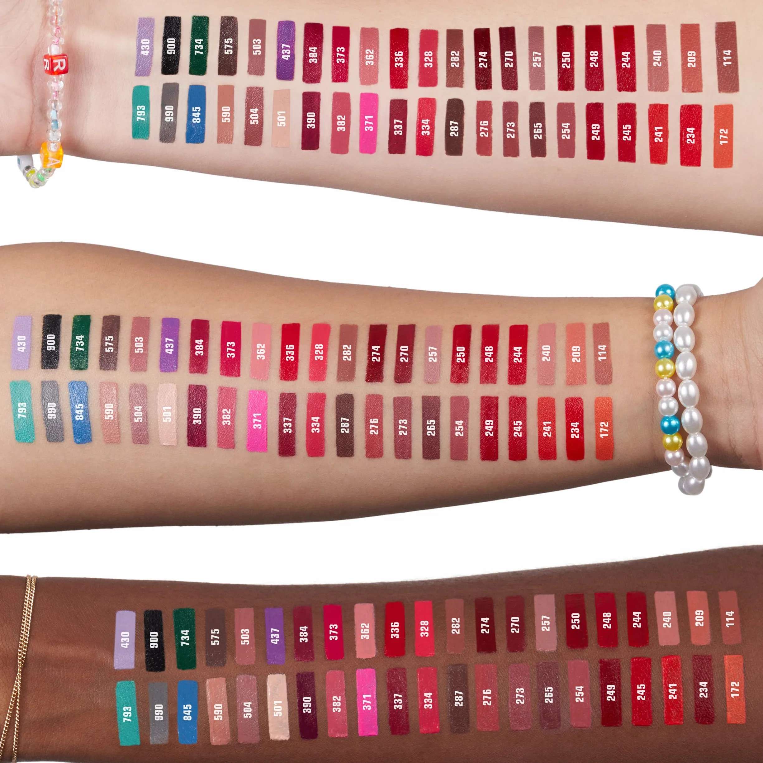 3INA MAKEUP - The Lipstick 734 - Głęboka zimowa zieleń pomadka z witaminą E i masło Shea -wysokie krycie z wygodną teksturą - magnetyczną nasadką - Wysoko krycie - Vegan - Cruelty Free