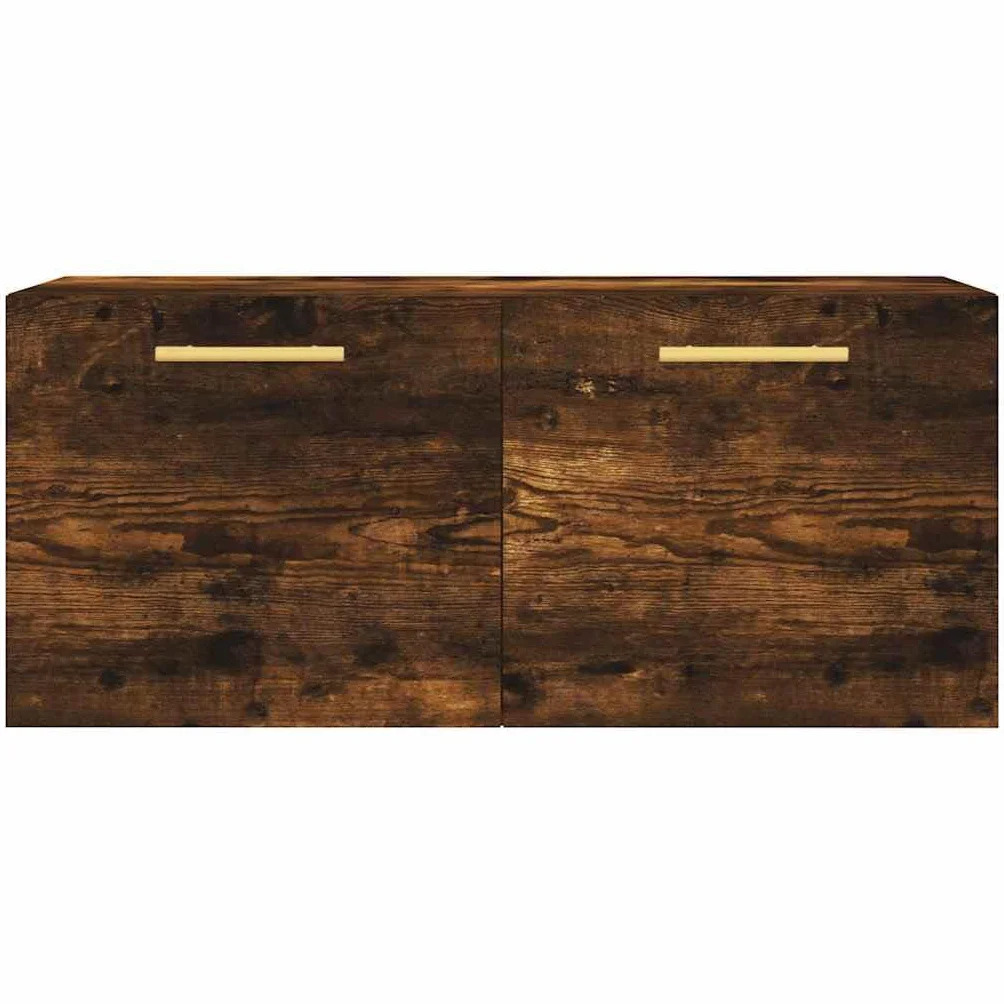 vidaXL Szafka wisząca przydymiony dąb 80x36,5x35 cm