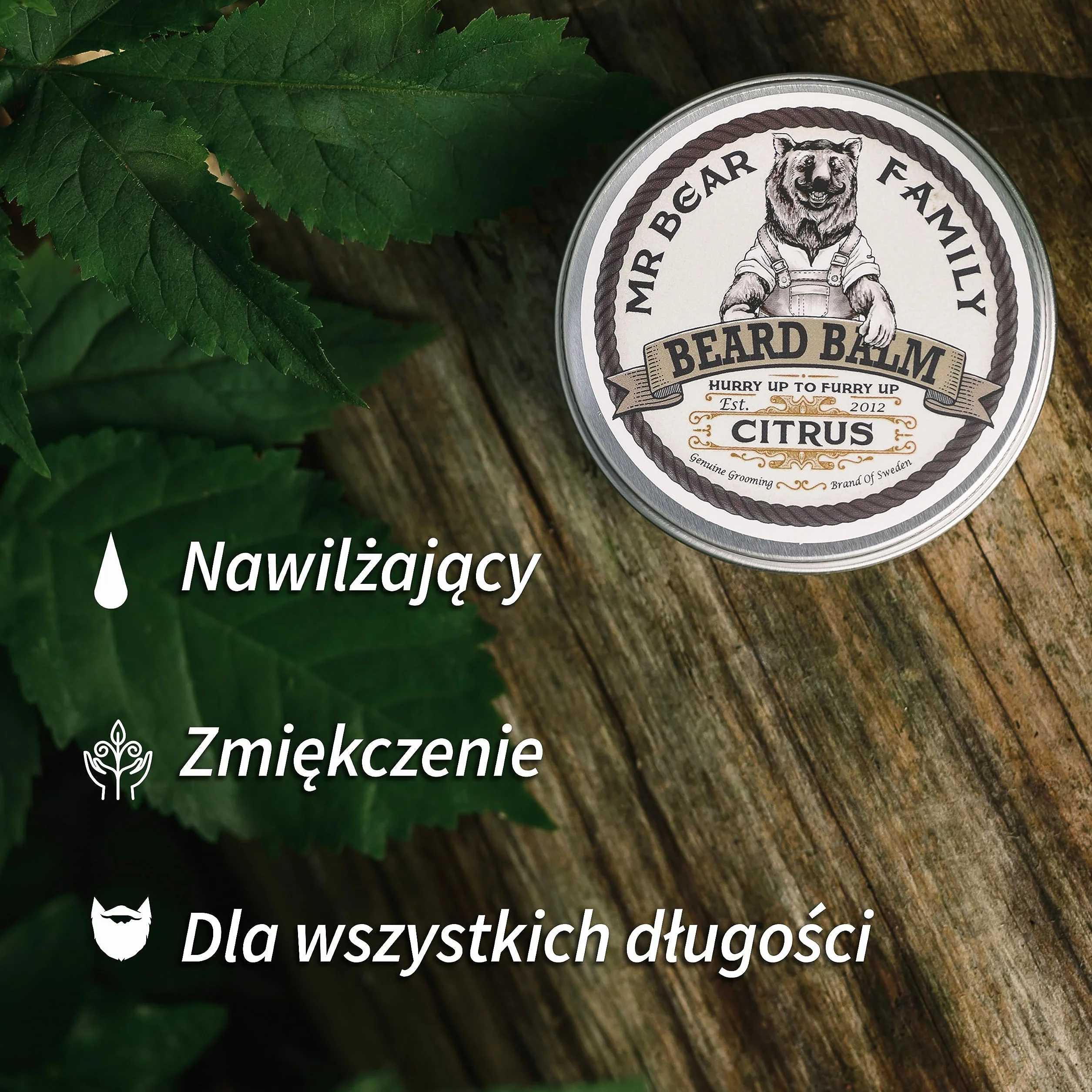 MR BEAR FAMILY Balme de Barbe Citrus 60 ml