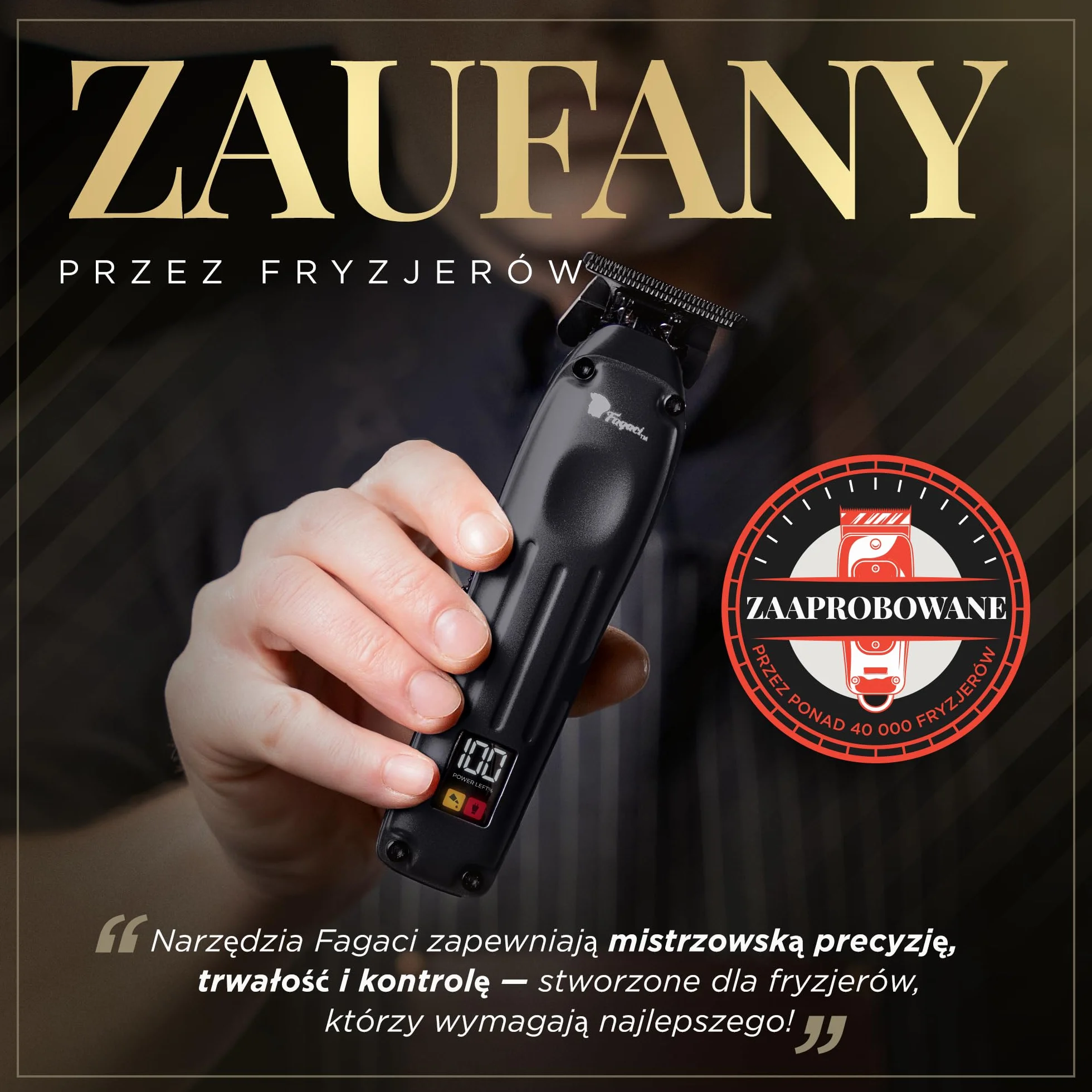 Trymer do włosów Fusion czarny