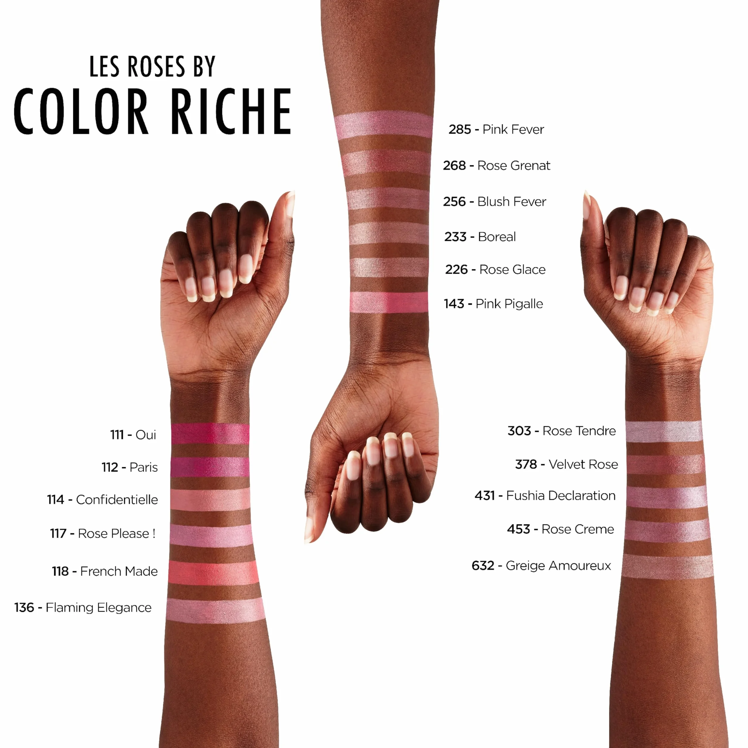 L'Oréal Paris Color Riche Satine Szminka, pomadka do ust, nawilżone, gładkie i idealnie aksamitne usta, 226 Rose Glace, 4,8 g