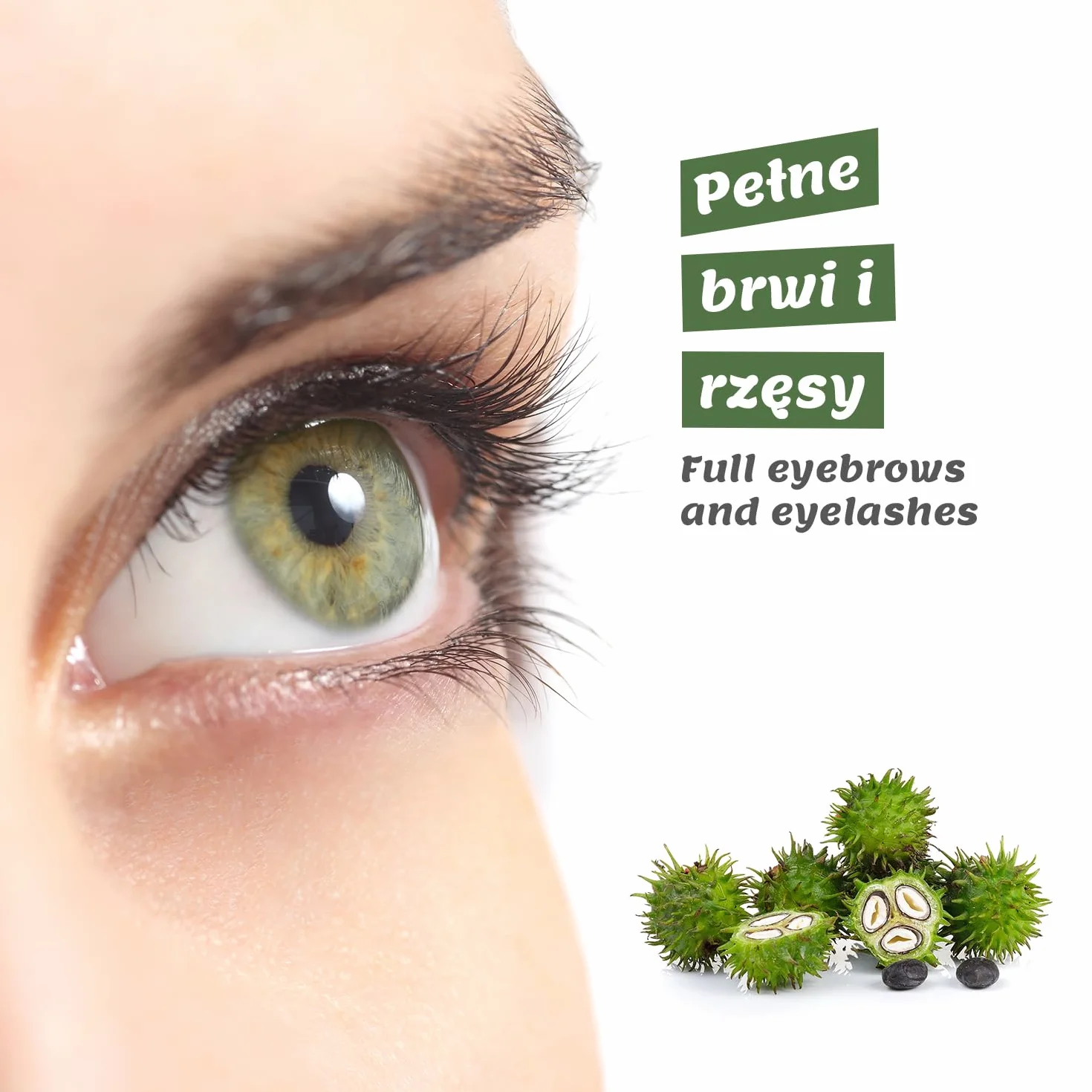 Olejek rycynowy 50 ml, wegański olejek rycynowy – naturalne i czyste serum do rzęs i brwi – również do włosów, twarzy, ciała, skóry i dłoni