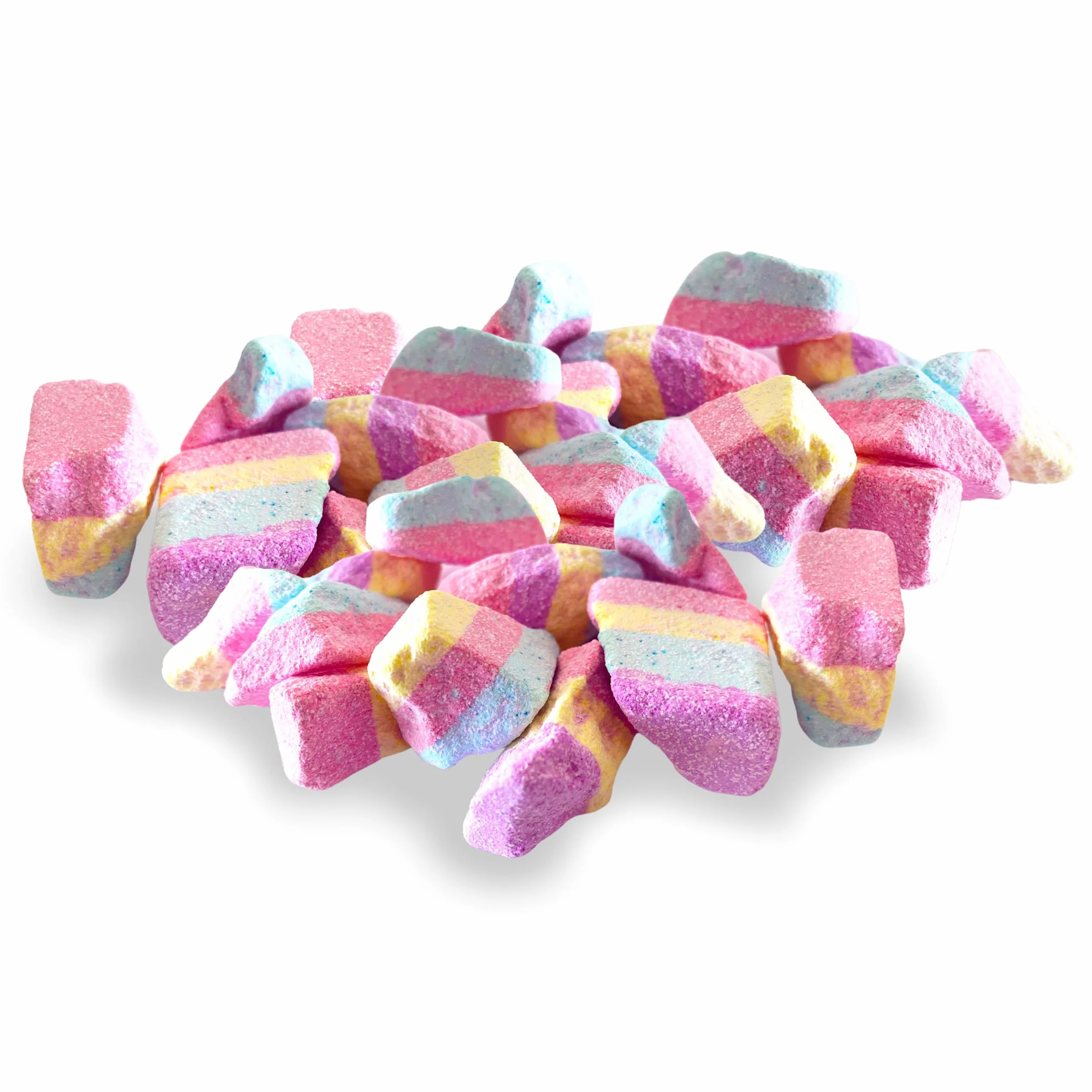 INKEE Posypka do Kąpieli Galupy Unicorn | 100g Soli do Kąpieli dla Dzieci z 4 Warstwami Kolorów – z Aromatem Waty Cukrowej i Masłem Kakaowym