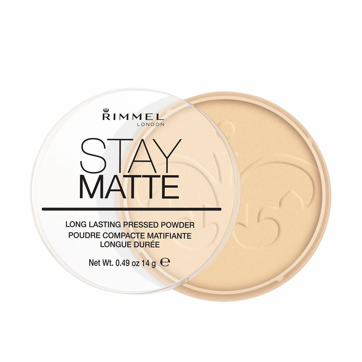 Rimmel Stay Matte Puder Matujący, 001 Transprarent, 14g