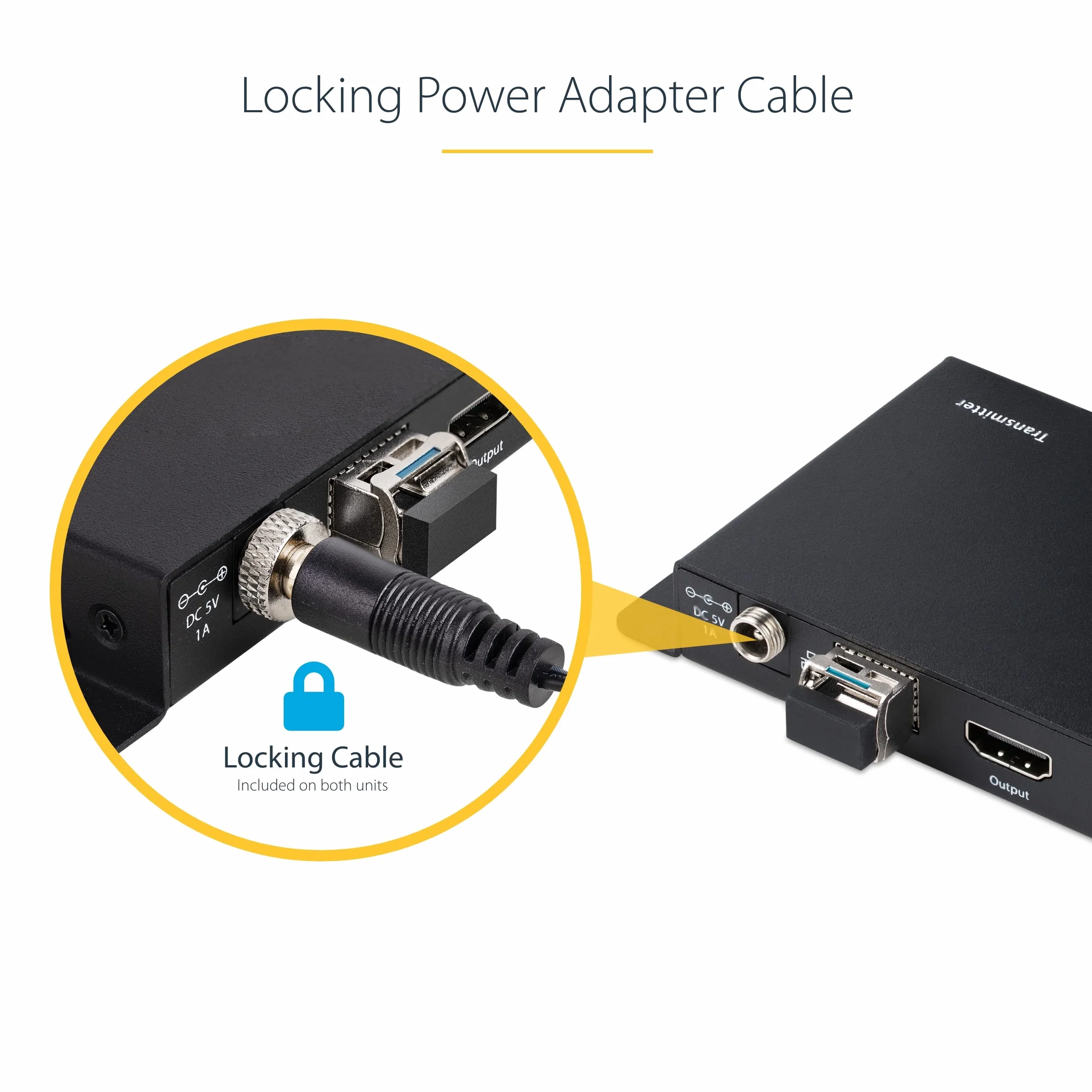 StarTech.com Przedłużacz HDMI su fibra ottica LC, 4K 60Hz fino 1 km (tryb pojedynczy) o 300m (Multitryb) - HDR, HDCP, 3,5mm Audio/RS232/IR Extender, zestaw trasmettitore e ricevitore (ST121HD20FXA2)