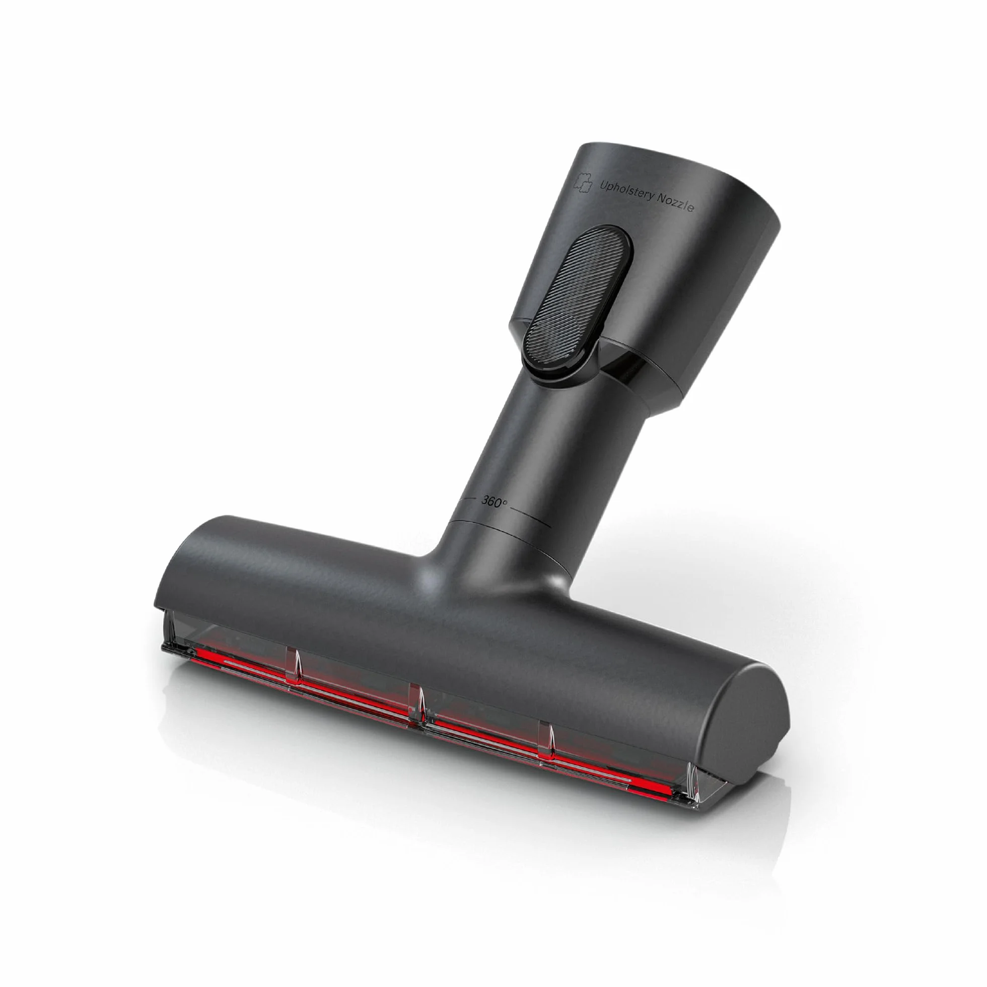Bosch BHZUNGXXL dysza do tapicerki XXL, nadaje się do odkurzacza akumulatorowego Unlimited 10, obrót o 360°, duża średnica szczotki, idealna do mebli tapicerowanych i do czyszczenia wnętrza pojazdu,