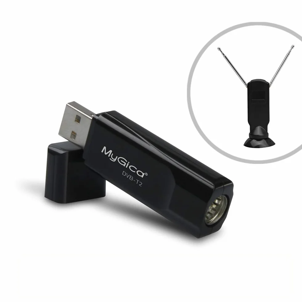 Geniatech MyGica® DVB-T2/T tuner USB Full HD TV T230 USB2.0 HDTV, pauza i nagrywanie cyfrowy Freeview Hi Definition i Standard Definition TV