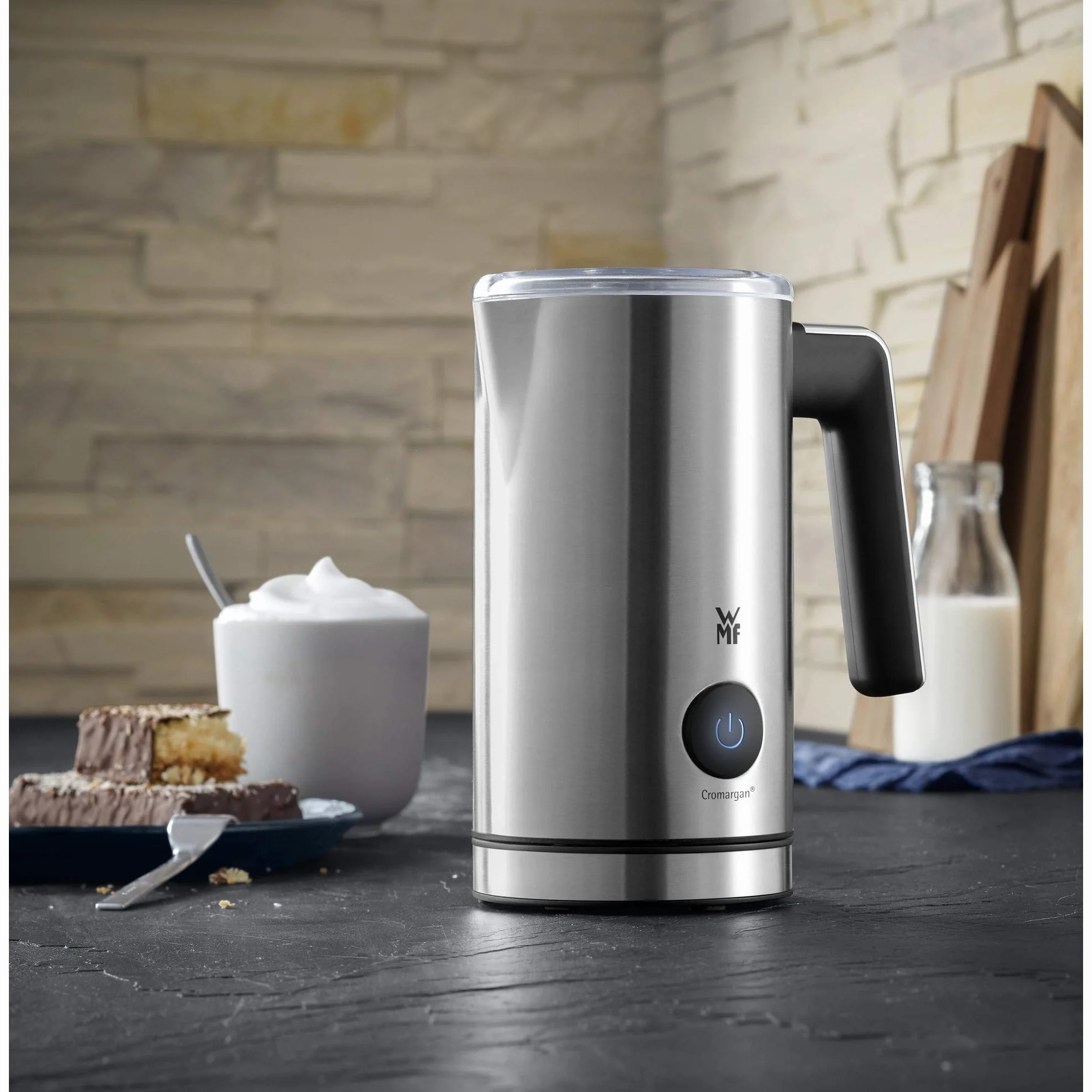 Wmf Stelio Spieniacz do Mleka, Srebrny, 150-250 ml