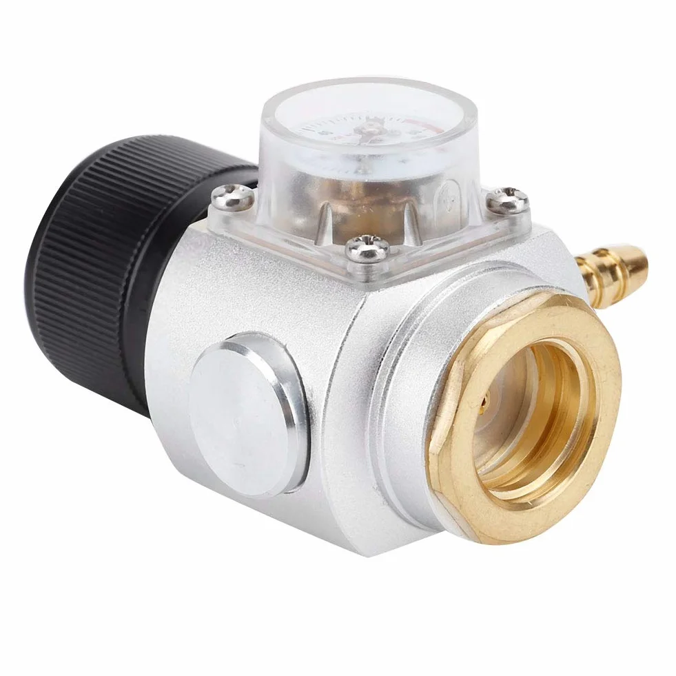Regulator gazu CO2 Mini T21 4 wskaźnik ciśnienia 0-90 PSI