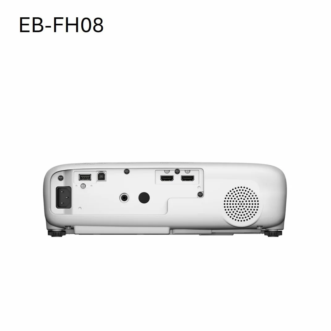 Epson EB-FH08 projektor 3LCD (3600 lumenów) 337 cali, przekątna ekranu ok. 8,56 m, 2 HDMI, 1920 x 1080p FullHD, funkcja dzielonego ekranu