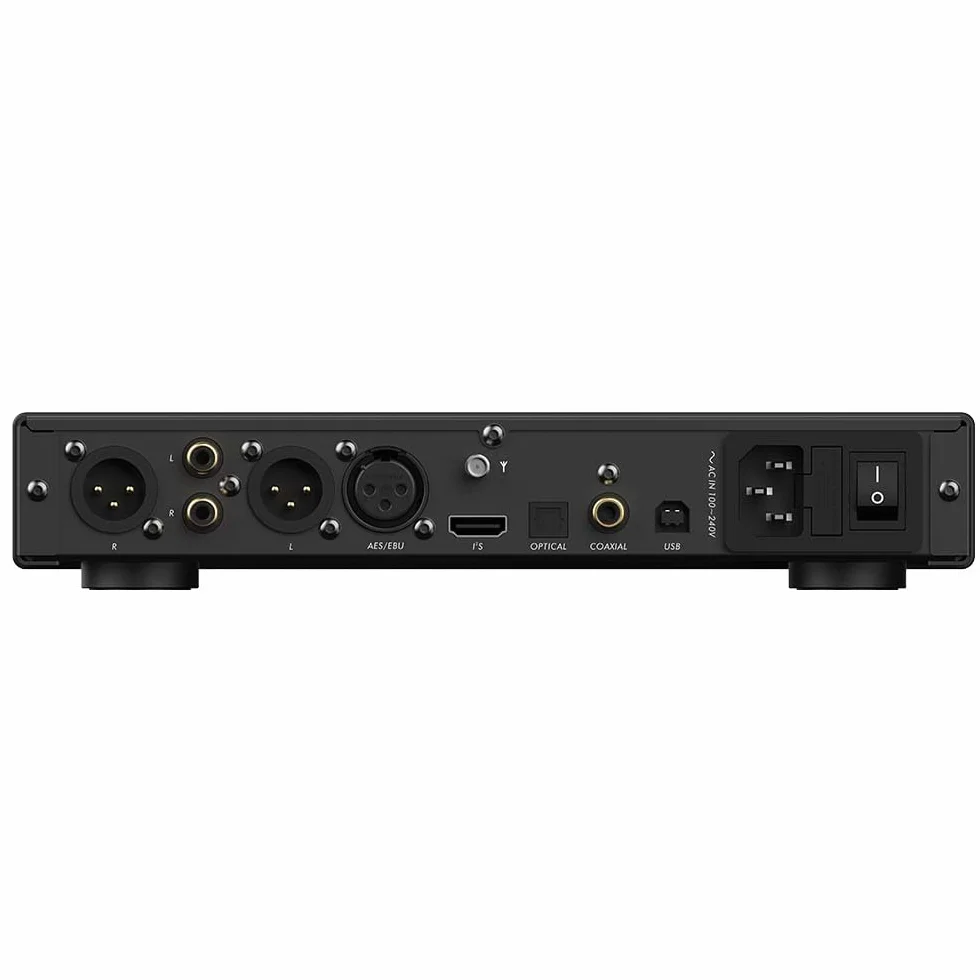 LOXJIE D60 HiFi wzmacniacz słuchawkowy, dekoder 6,35 mm/4,4 mm, słuchawki Jack 300Ω 700 mW x 2 Bluetooth 5.1, przekładnia I² S 7 filtrów ES9039MSPRO chip z pilotem zdalnego sterowania (czarny)