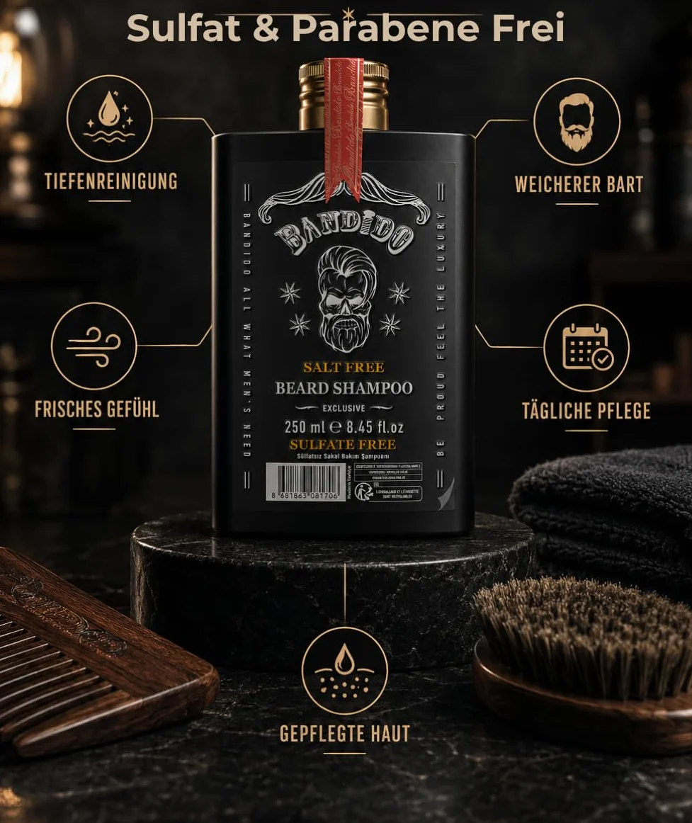 Bandido Exclusive Szampon, Przezroczysty, 250ml