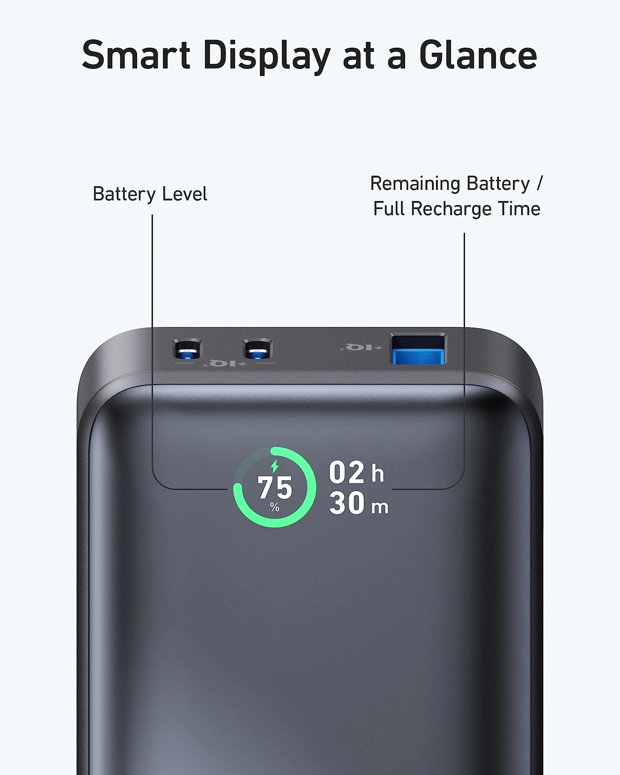 Anker 10 000 mAh powerbank z technologią Power Delivery (maksymalna moc PD 30 W), zewnętrzna bateria do telefonu komórkowego Power IQ 3.0 do iPhone, iPad, MacBook, Galaxy i innych (Czarny)