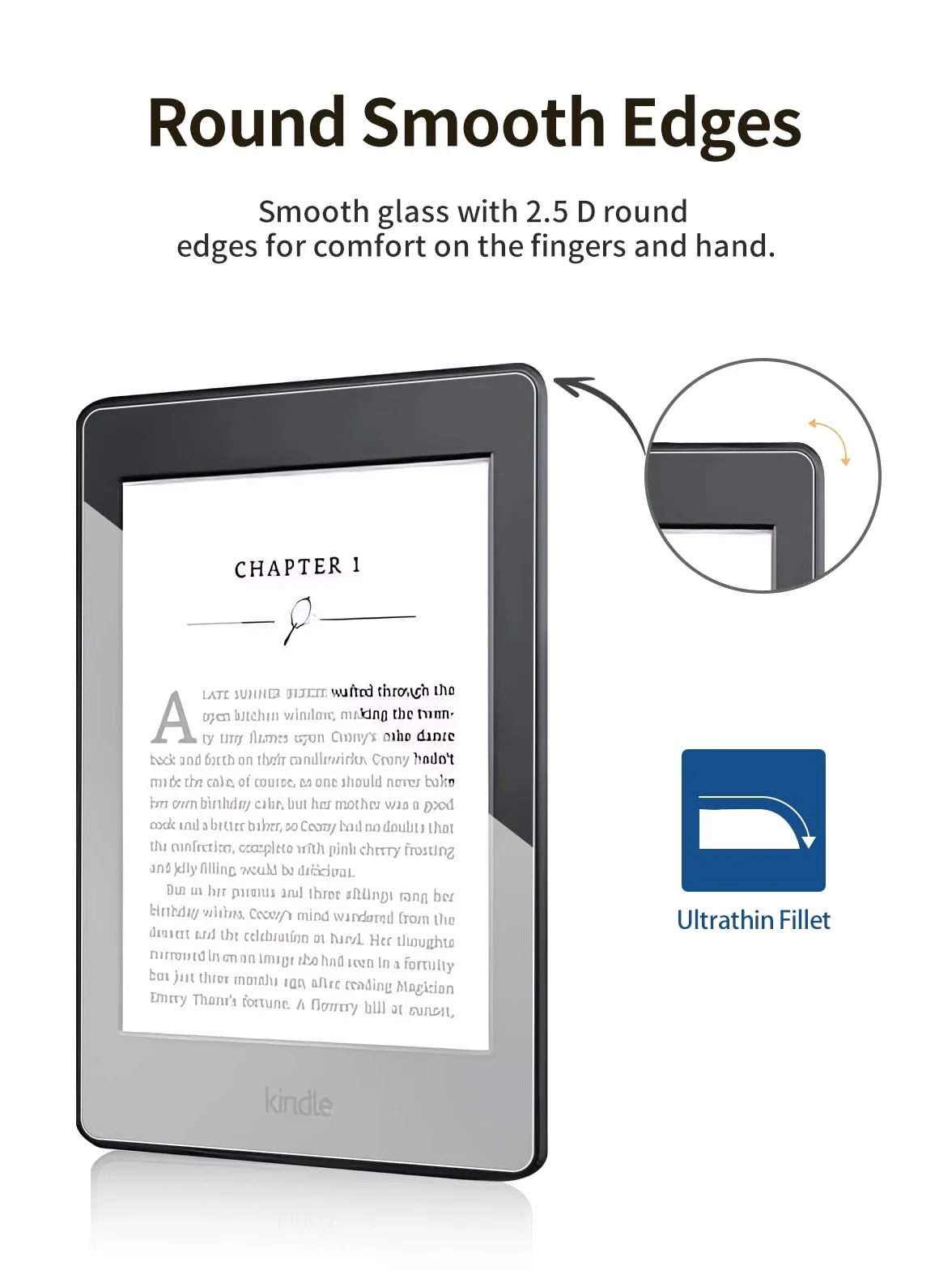 Ochraniacz ekranu do zupełnie nowego Kindle Paperwhite 17.8 cm (wersja 2024 12 generacji) i Colorsoft Signature Edition 2024, wysoka przepuszczalność światła, osłona folii ze szkła hartowanego,