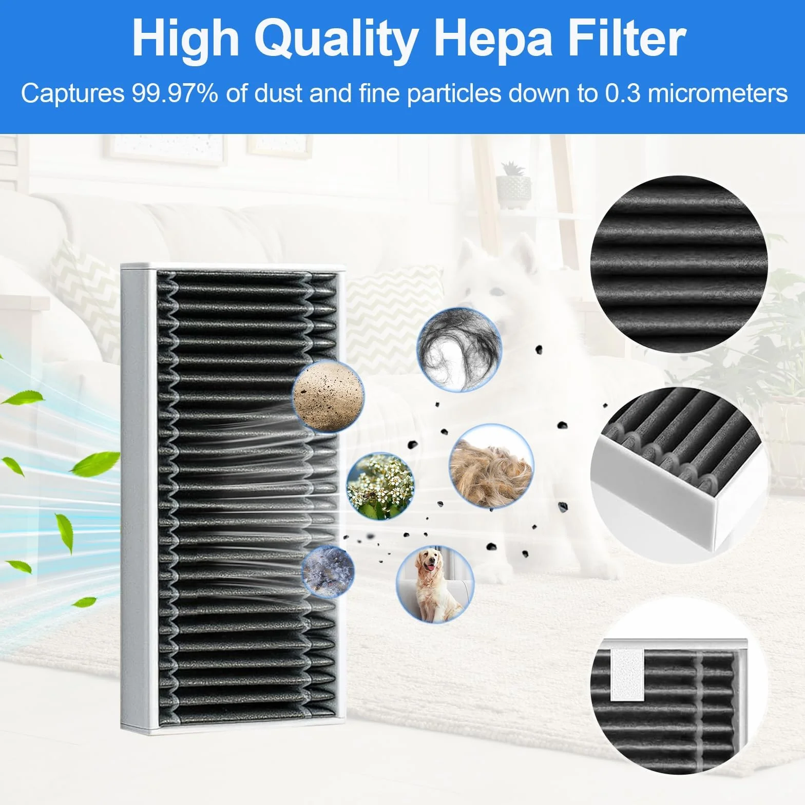 X9 Pro Omni akcesoria do Ecovacs Deebot X9 Pro Omni / X9 Omni części zamienne X9 zestaw akcesoriów z 4 workami do kurzu, 4 filtrami, 1 główną szczotką, 2 wałkiem do wycierania, 6 bocznymi