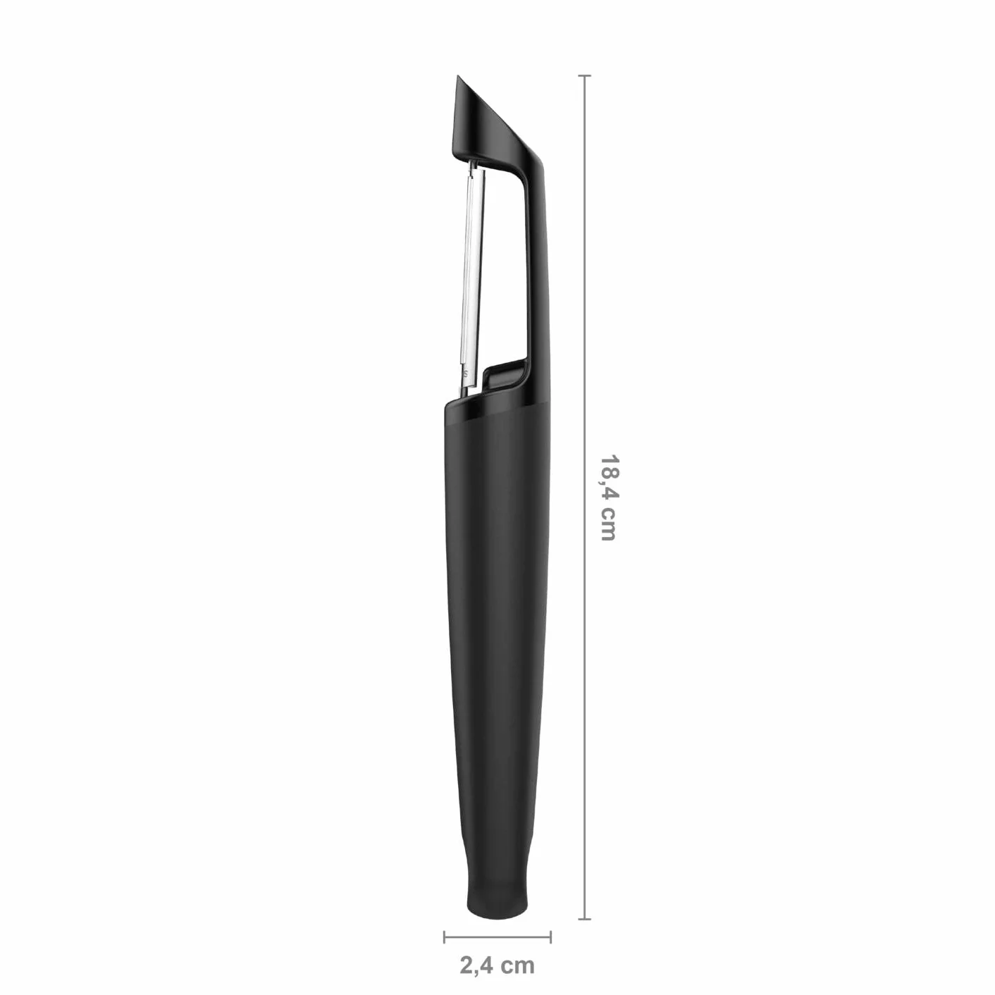 Fiskars Obieraczka 18 cm stal plastik czarny pomarańczowy