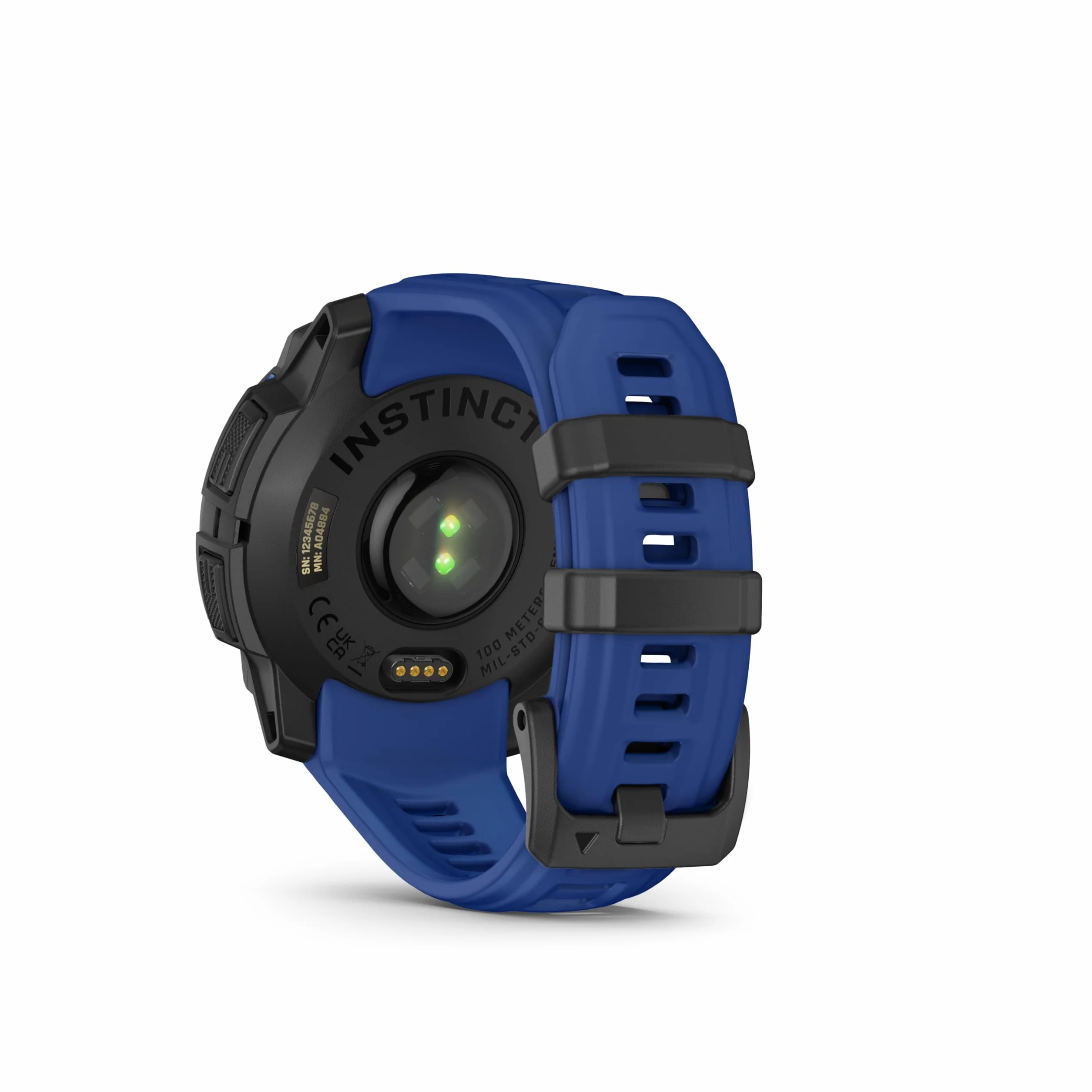 Instinct 3 Black/Bolt Blue 45mm