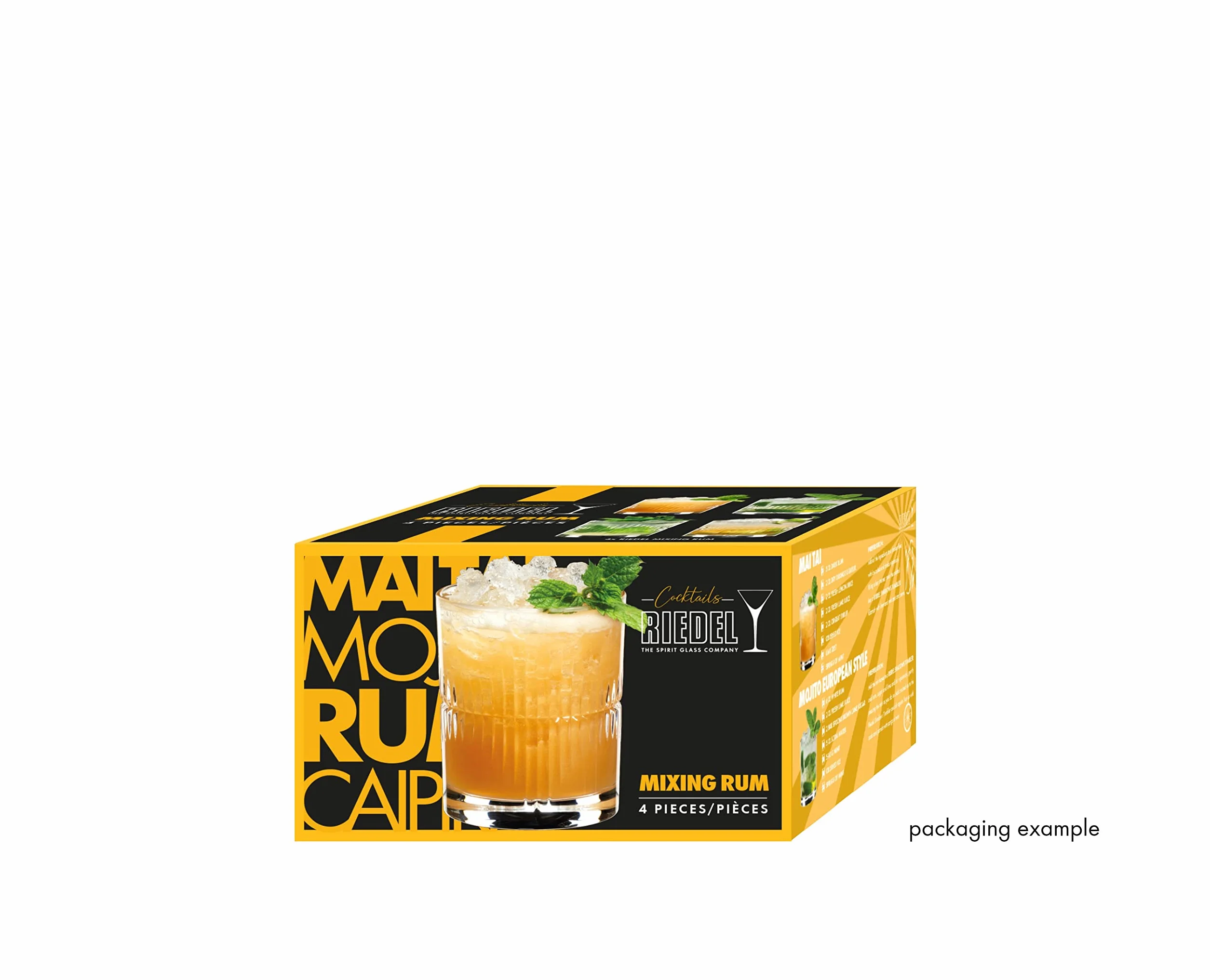 Riedel Mixing Rum Kieliszki do picia Kieliszki do picia Kieliszki kryształowe, zestaw 4 szt