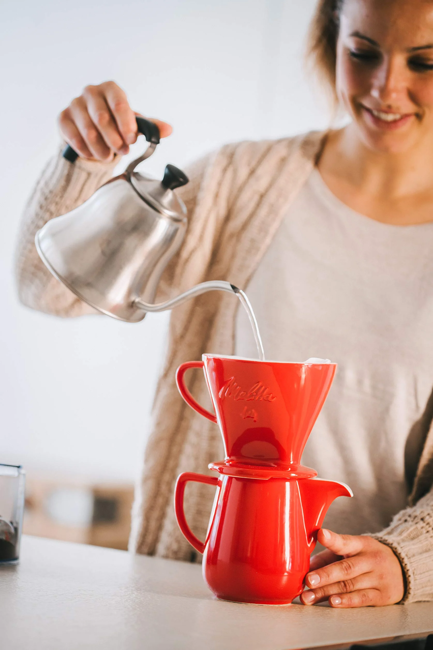 Melitta Coffee Coach torebki filtrujące 1x4 brązowe 40 sztuk papier