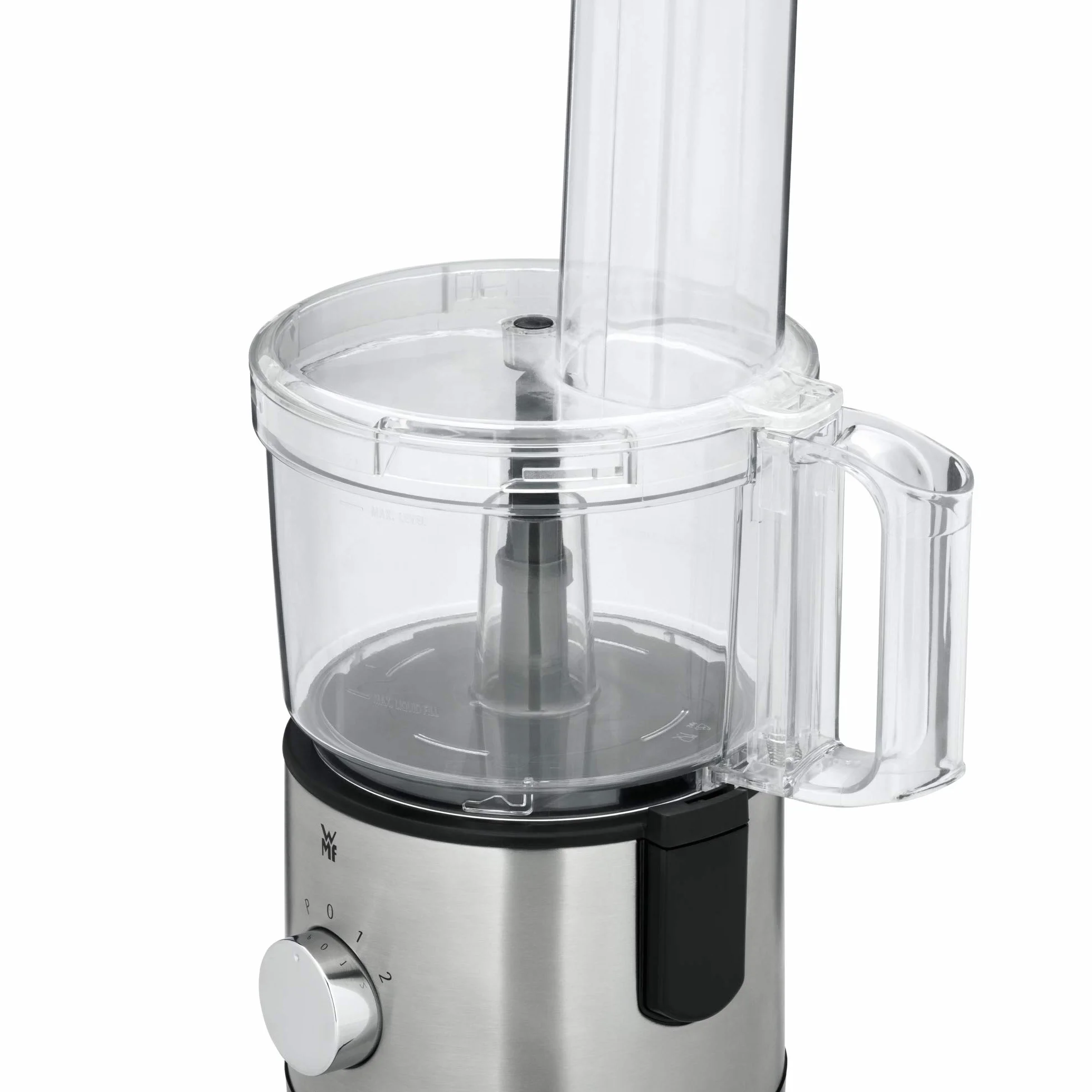 WMF Kult X Edition robot kuchenny, rozdrabniacz z 5 akcesoriami, nóż do ugniatania, korek, nóż ze stali nierdzewnej, pojemnik 2,0 l, 500 W