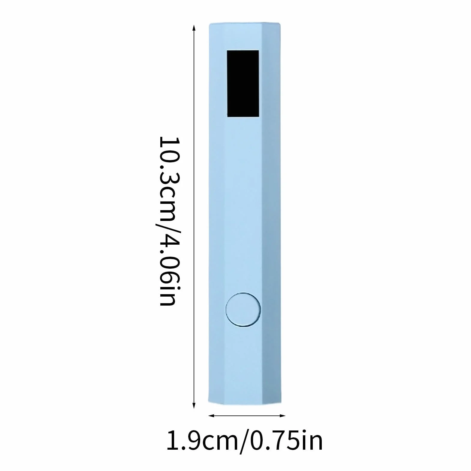 UV Nail Lamp, Small Handheld Gel Polish UV Light, Portable Nail Dryer, 2 Timers, LED Display, Quick Drying, Compact Design, Perfect for Home & Travel Use, 4.06x0.75 inches