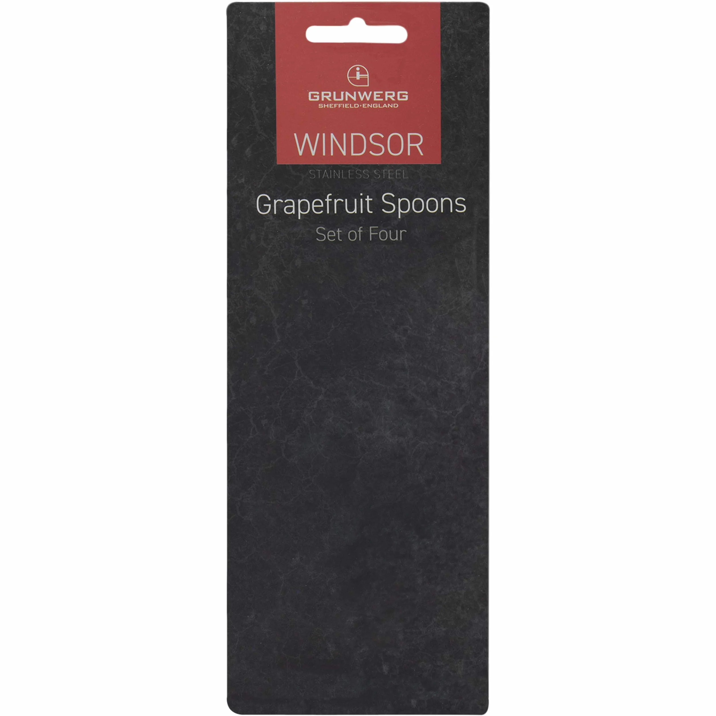 Windsor zestaw 4 łyżek do grejpfrutów ze stali nierdzewnej 18/0 polerowane na wysoki połysk