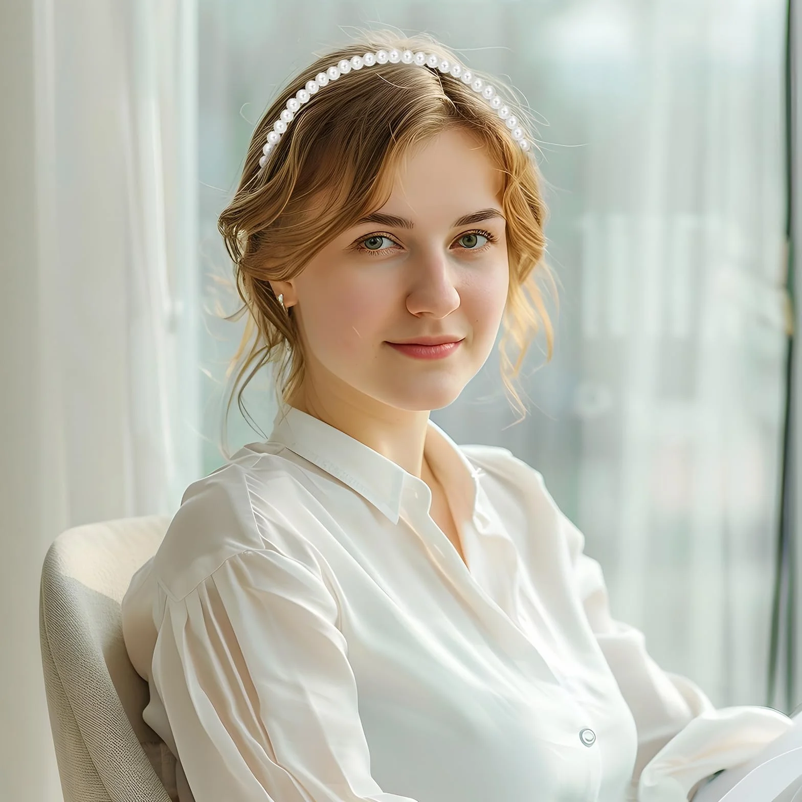 2 szt. perłowych opasek na głowę dla kobiet, eleganckie białe sztuczne perłowe akcesoria do włosów, opaska do włosów dla panny młodej, stylowa opaska do włosów dla dziewcząt i kobiet