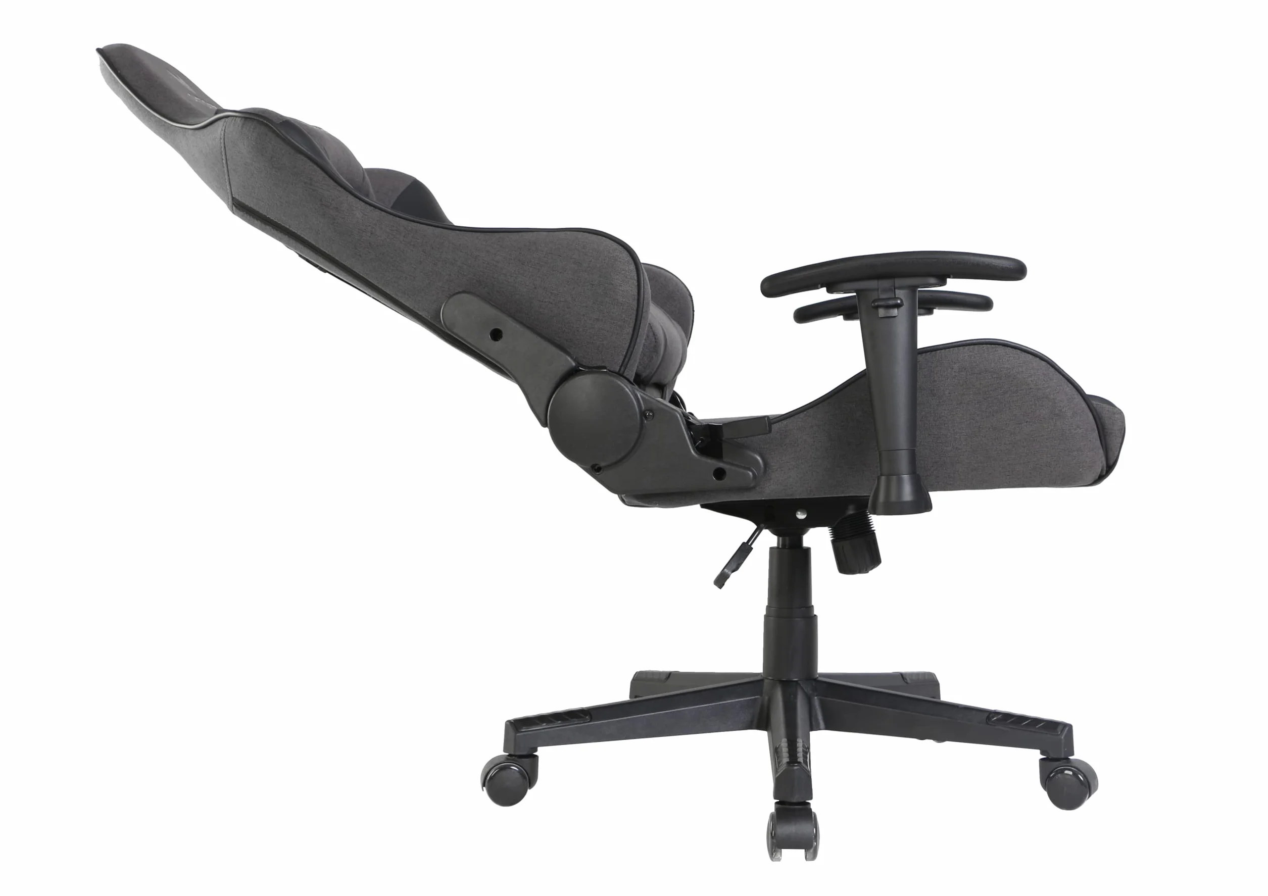 Oversteel ULTIMET Fotel dla graczy, oddychająca tkanina, podłokietniki 2D, regulowana wysokość, 180°, 120 kg, czarny
