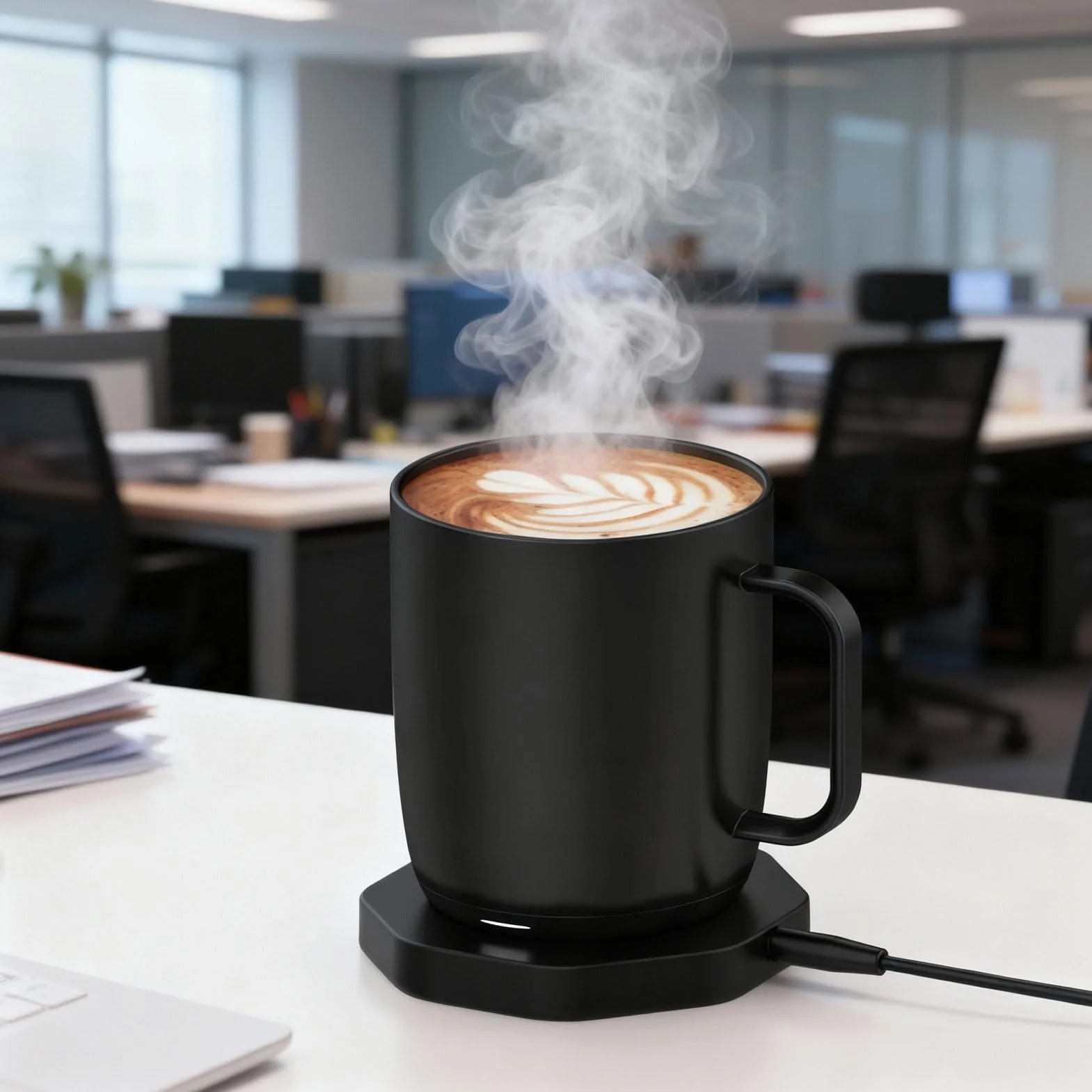 Greensen Podkładka Ładowania do Ember Smart Mug 2 i Mug 2+, Antypoślizgowa Stacja Ładowania
