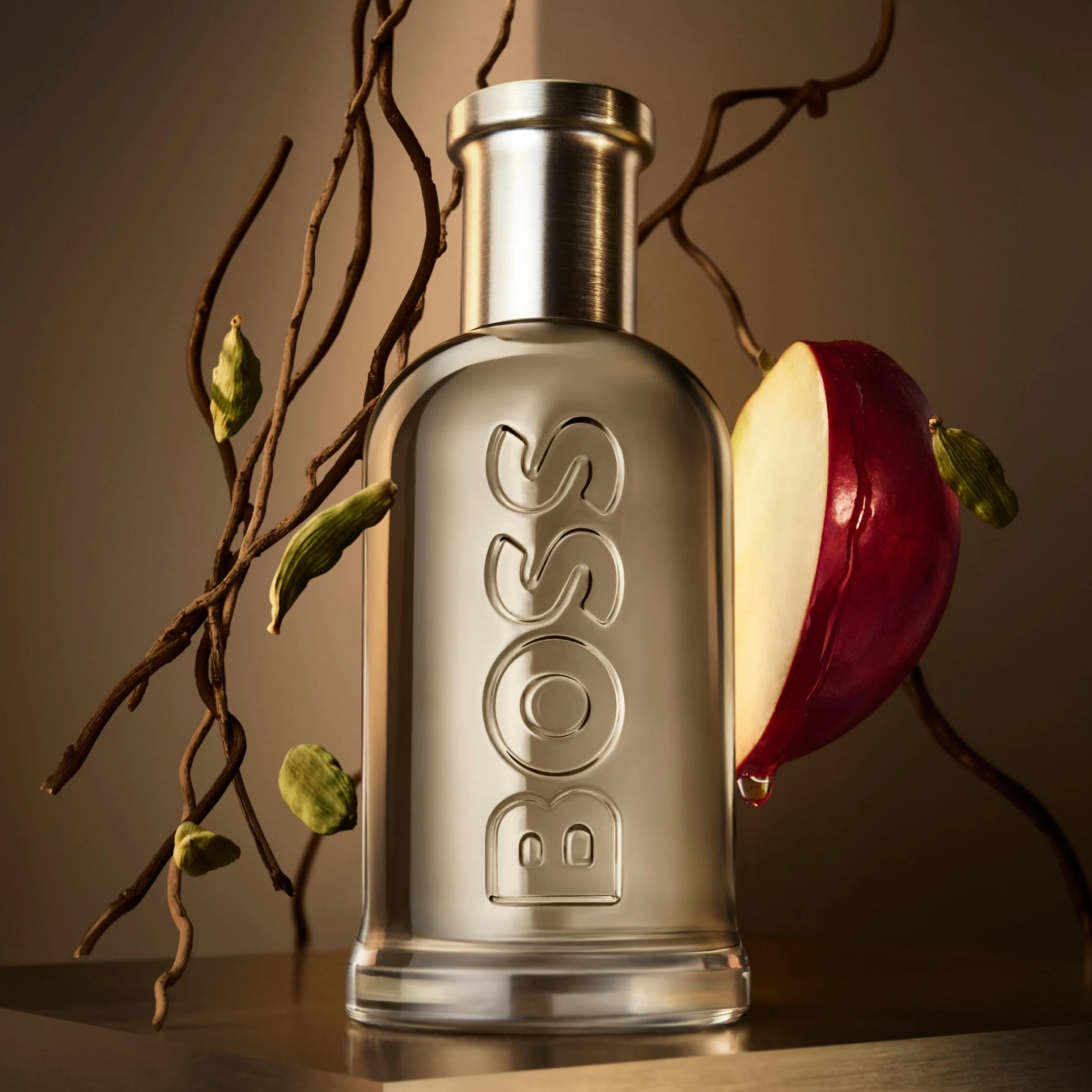 BOSS Męski 3-częściowy zestaw upominkowy BOSS Bottled Woda perfumowana na Boże Narodzenie