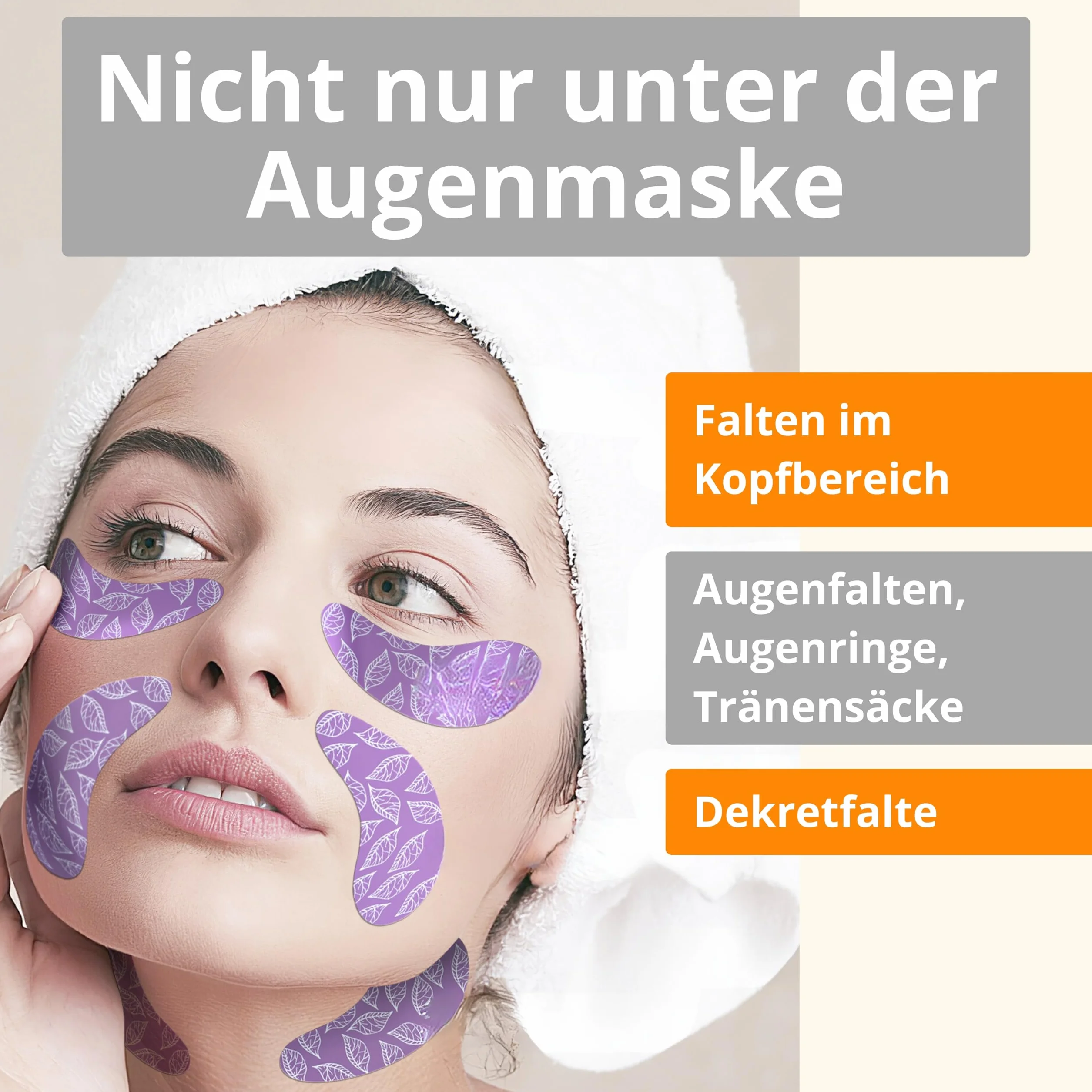 AMATHINGS (2 pary) wielokrotnego użytku podkładki pod oczy z 100% silikonu bez serum – podkładki pod oczy w eleganckiej skrzynce do przechowywania – pielęgnacja skóry przeciw starzeniu, workom pod