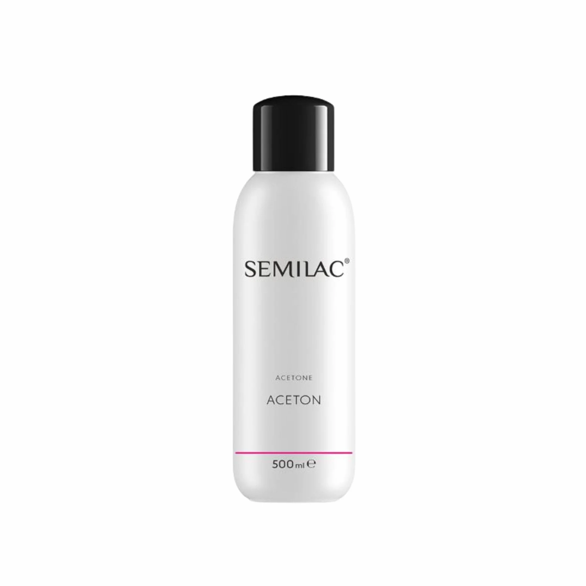 Semilac Aceton Zmywacz Do Paznokci Do Usuwania Lakieru Hybrydowego 500ml
