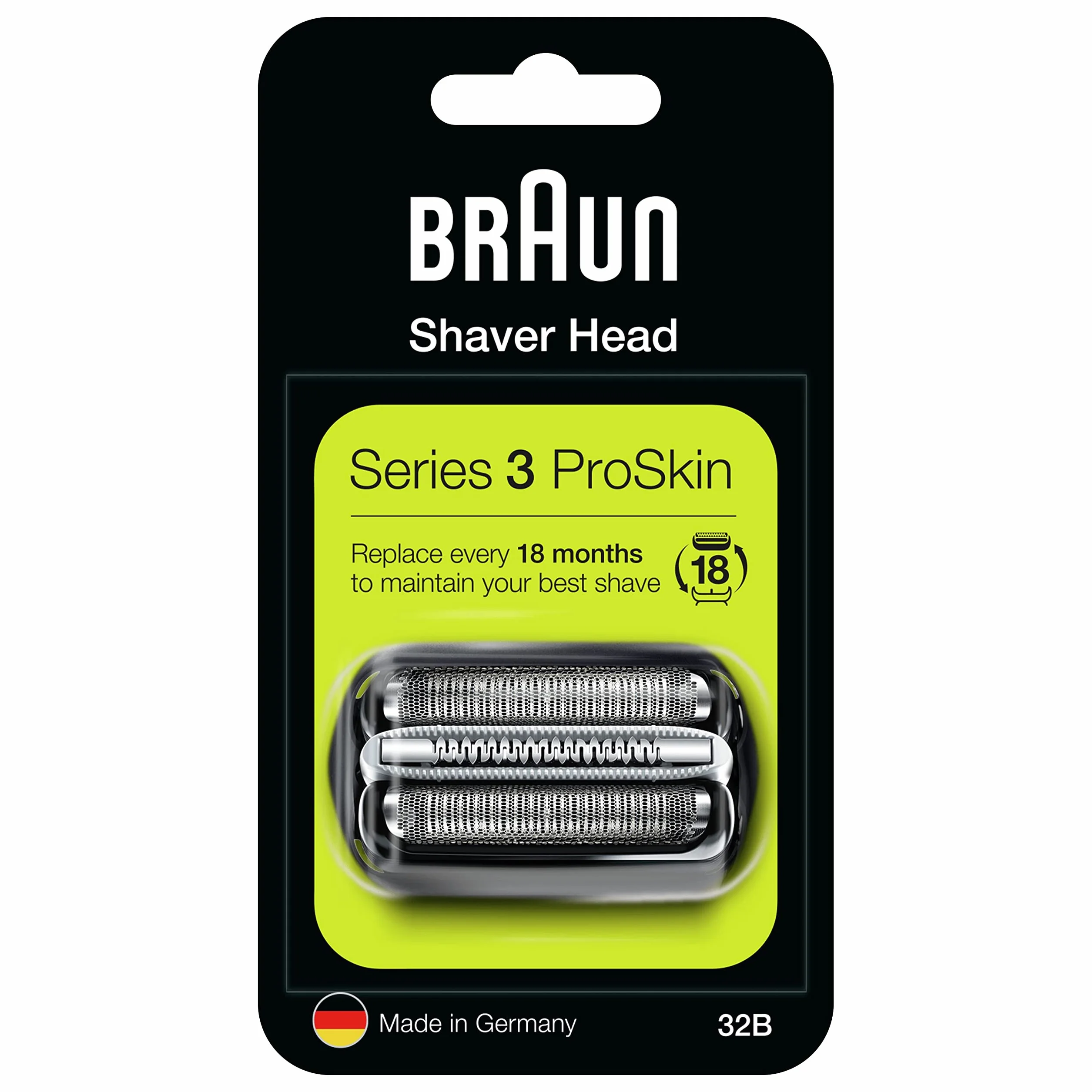 Braun Series 3 32B Wymienne Ostrze do Golarki, Czarny, 1 Sztuka, 0.02 KG