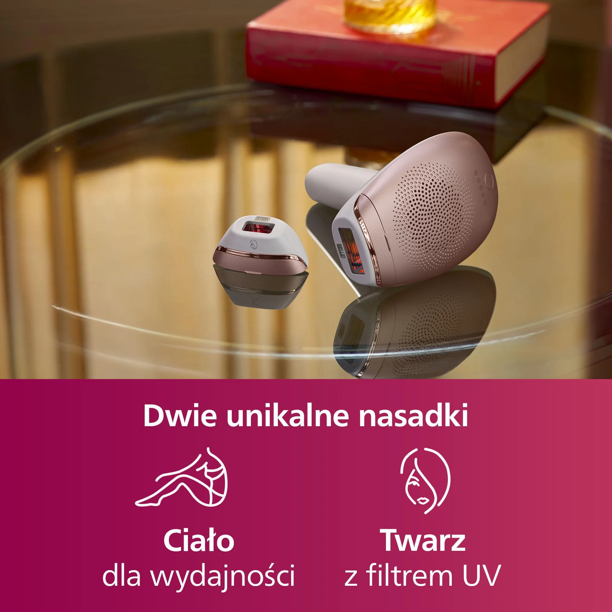 Philips Lumea Advanced urządzenie do usuwania włosów IPL z filtrem światła do twarzy (model SC1997/00)