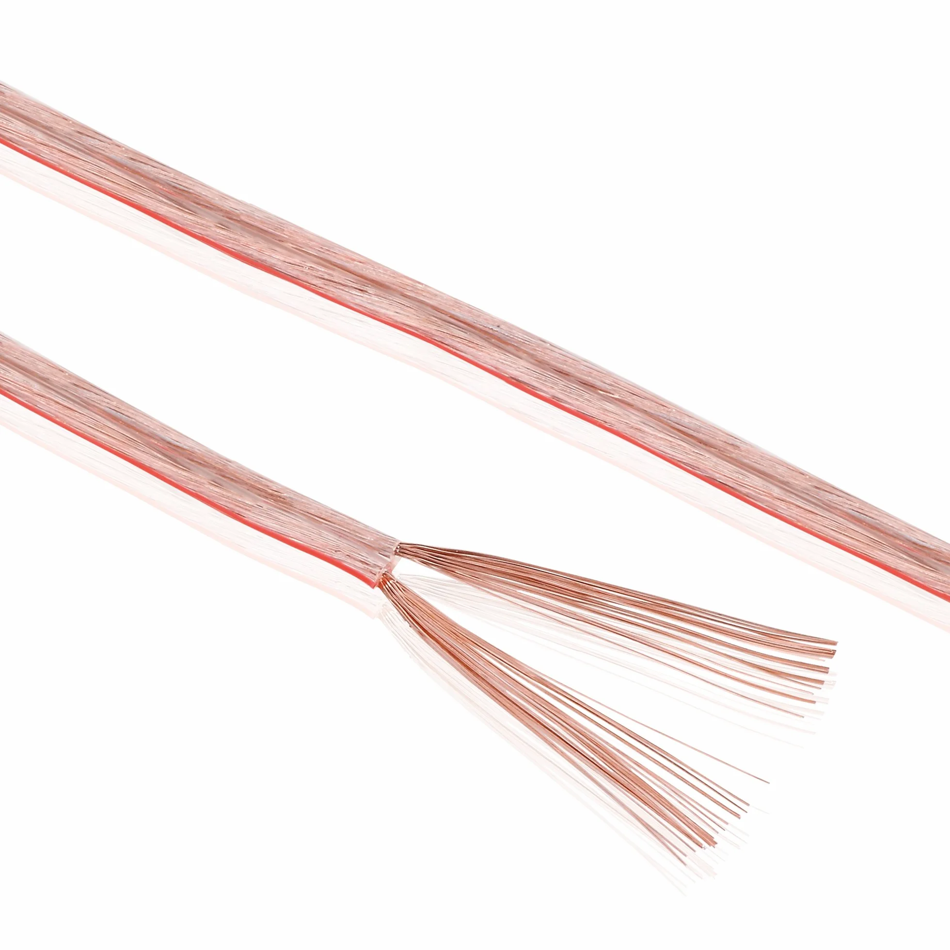 sonero® 10 metrów 2 x 1,50 mm² CCA kabel głośnikowy/kabel głośnikowy, kolor: przezroczysty